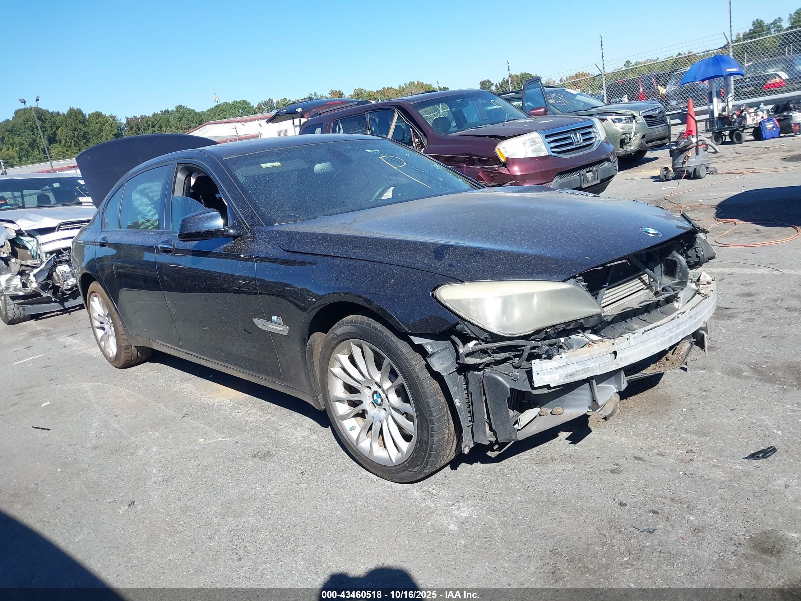 2011 BMW 7 Series 750Li, VIN WBAKB8C56BCY65076 — Front end