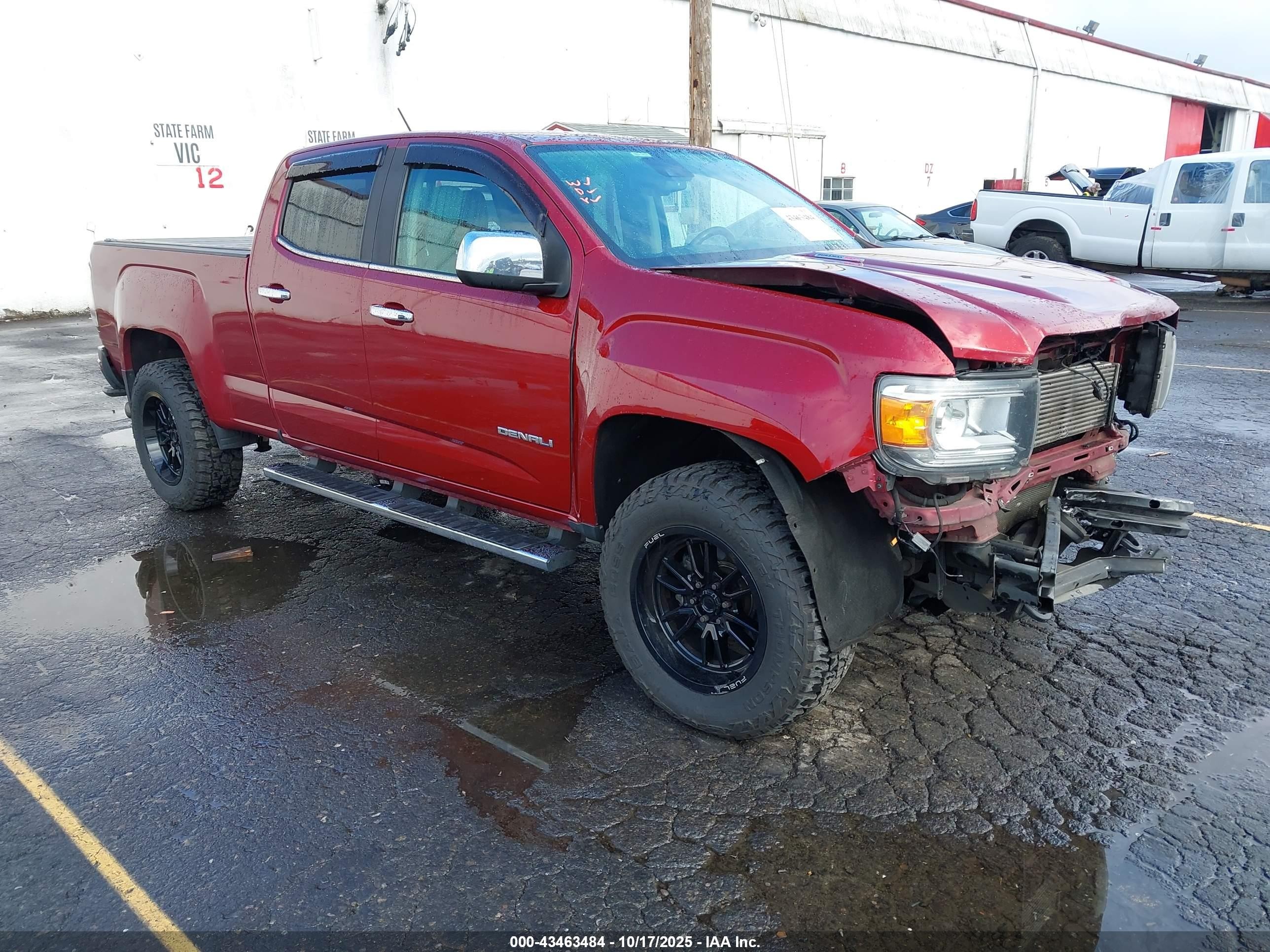 2018 GMC Canyon 4WD Denali, VIN 1GTP6EE13J1120639 — Front end