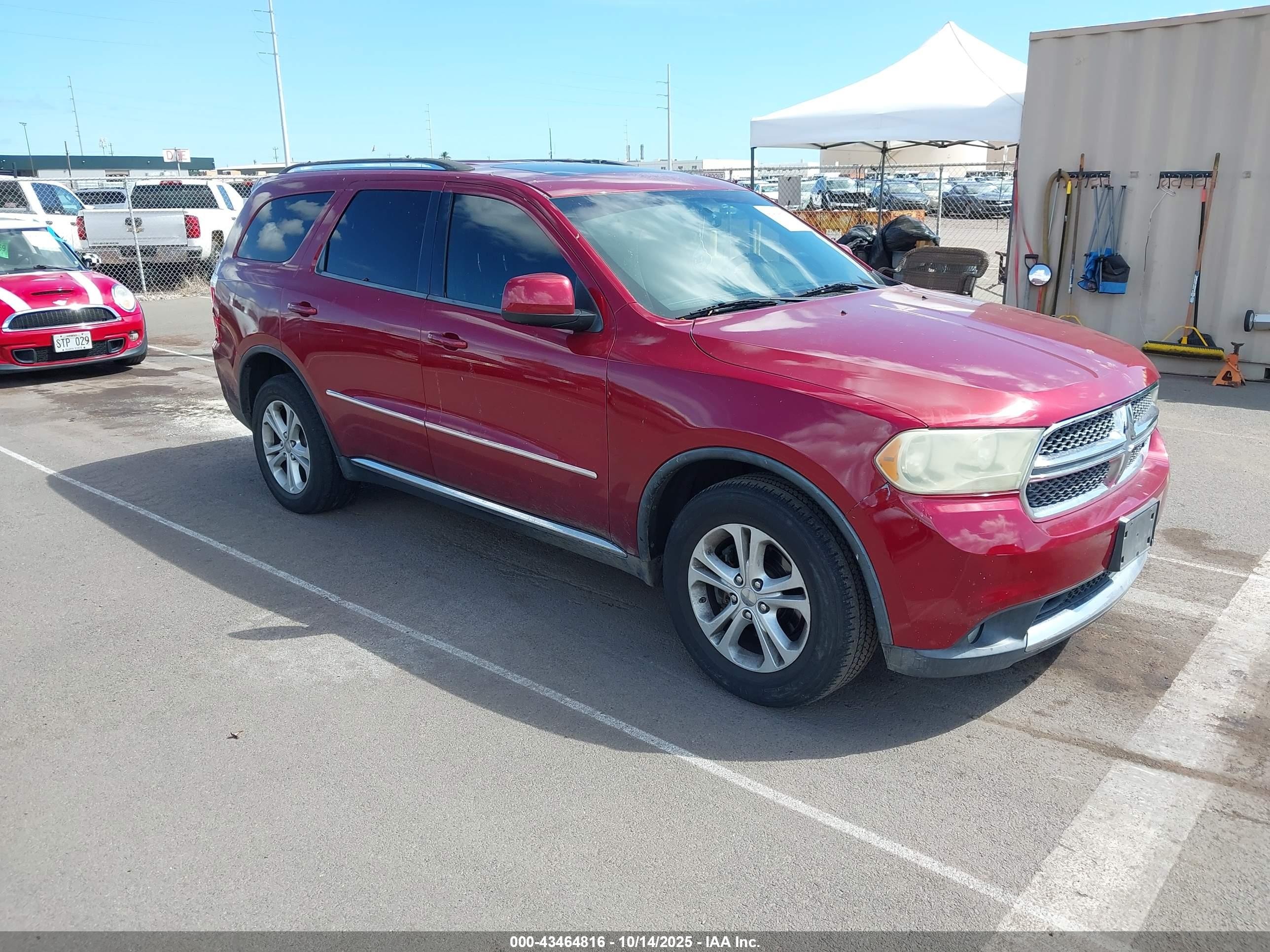 2013 Dodge Durango SXT, VIN 1C4RDHAG7DC685771 — Normal wear