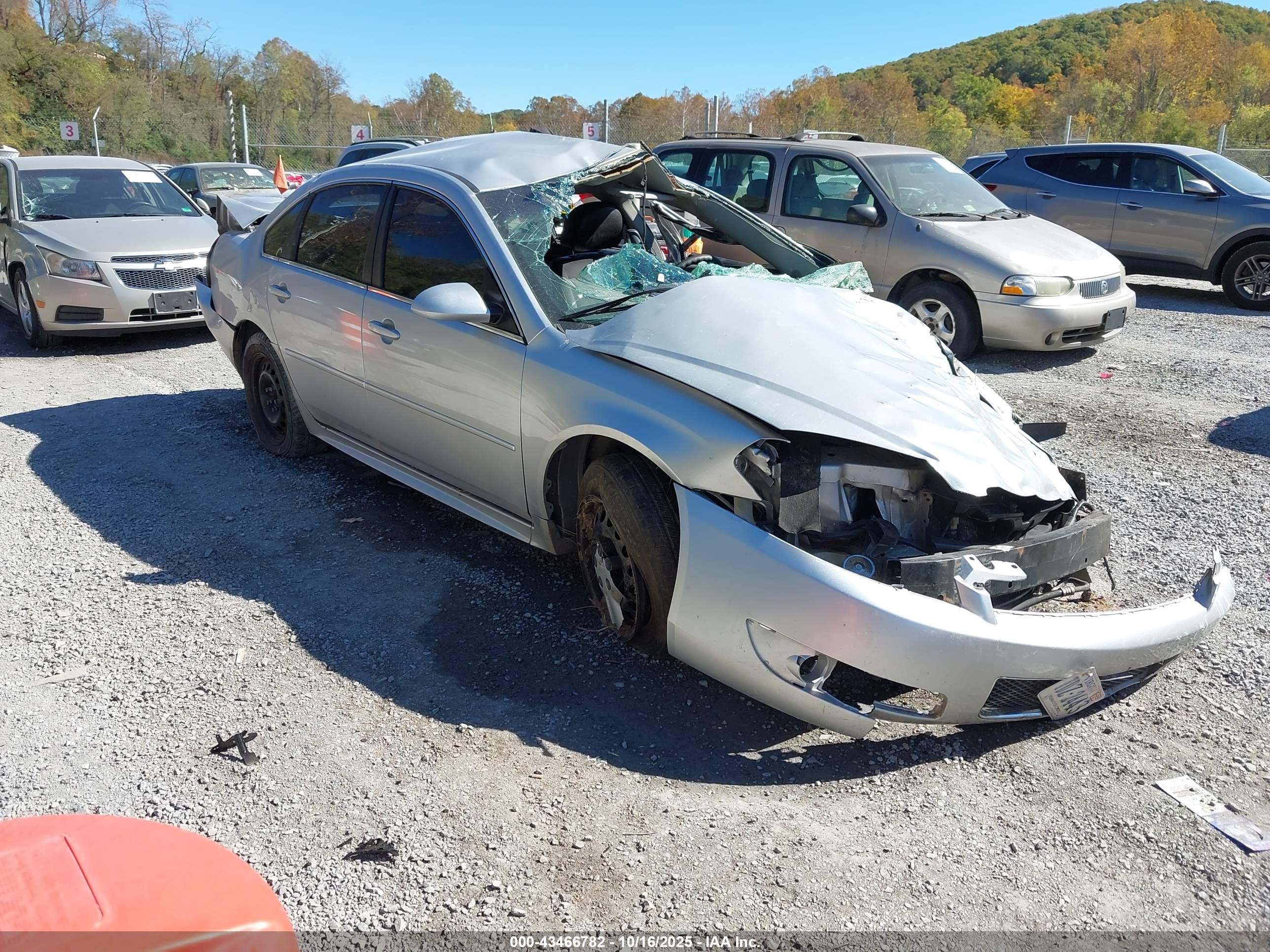 2015 Chevrolet Impala Police Police, VIN 2G1WD5E30F1158679 — Rollover