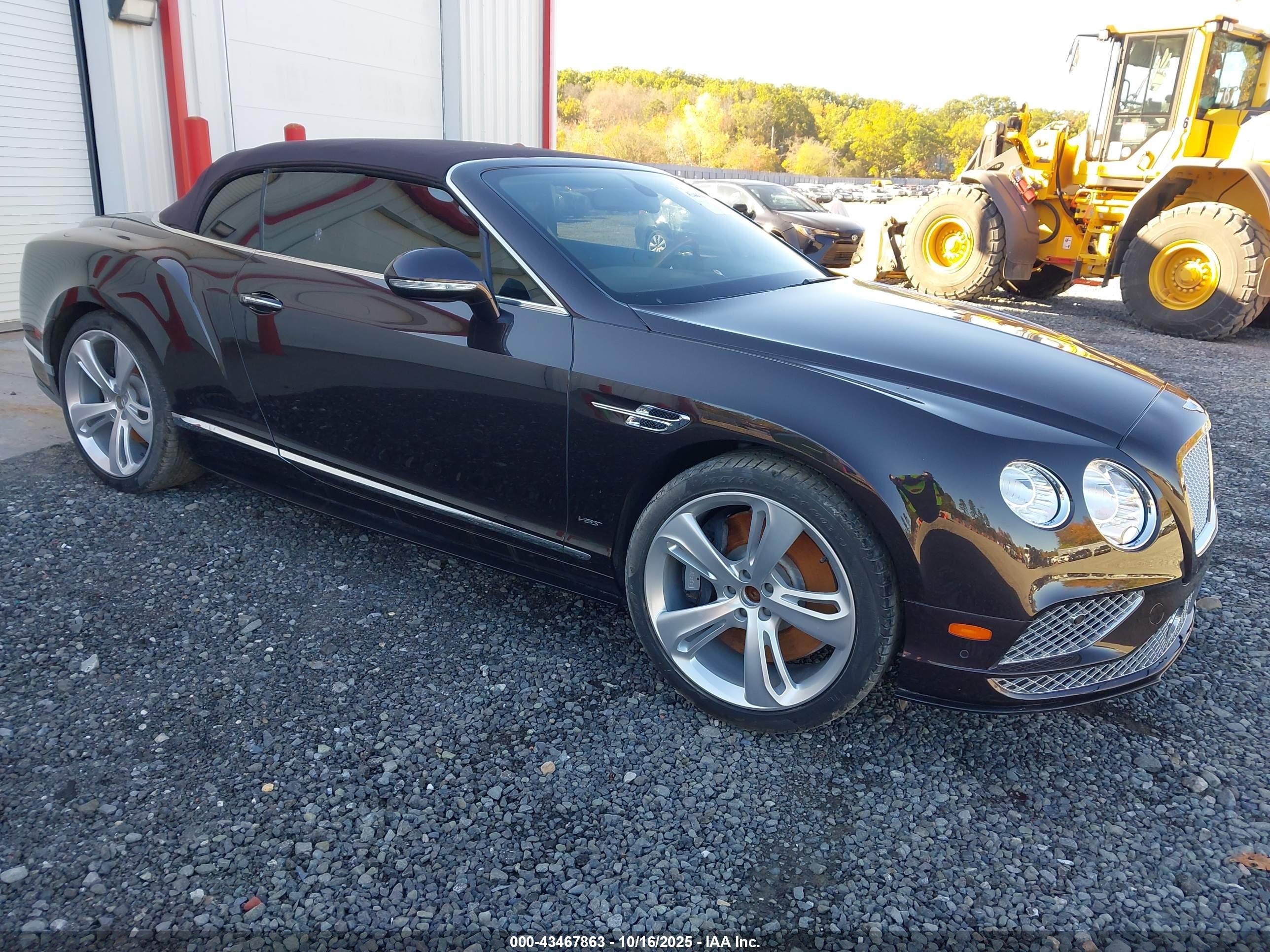 2016 Bentley Continental GT S, VIN SCBGH3ZA8GC056834 — Фото с аукциона
