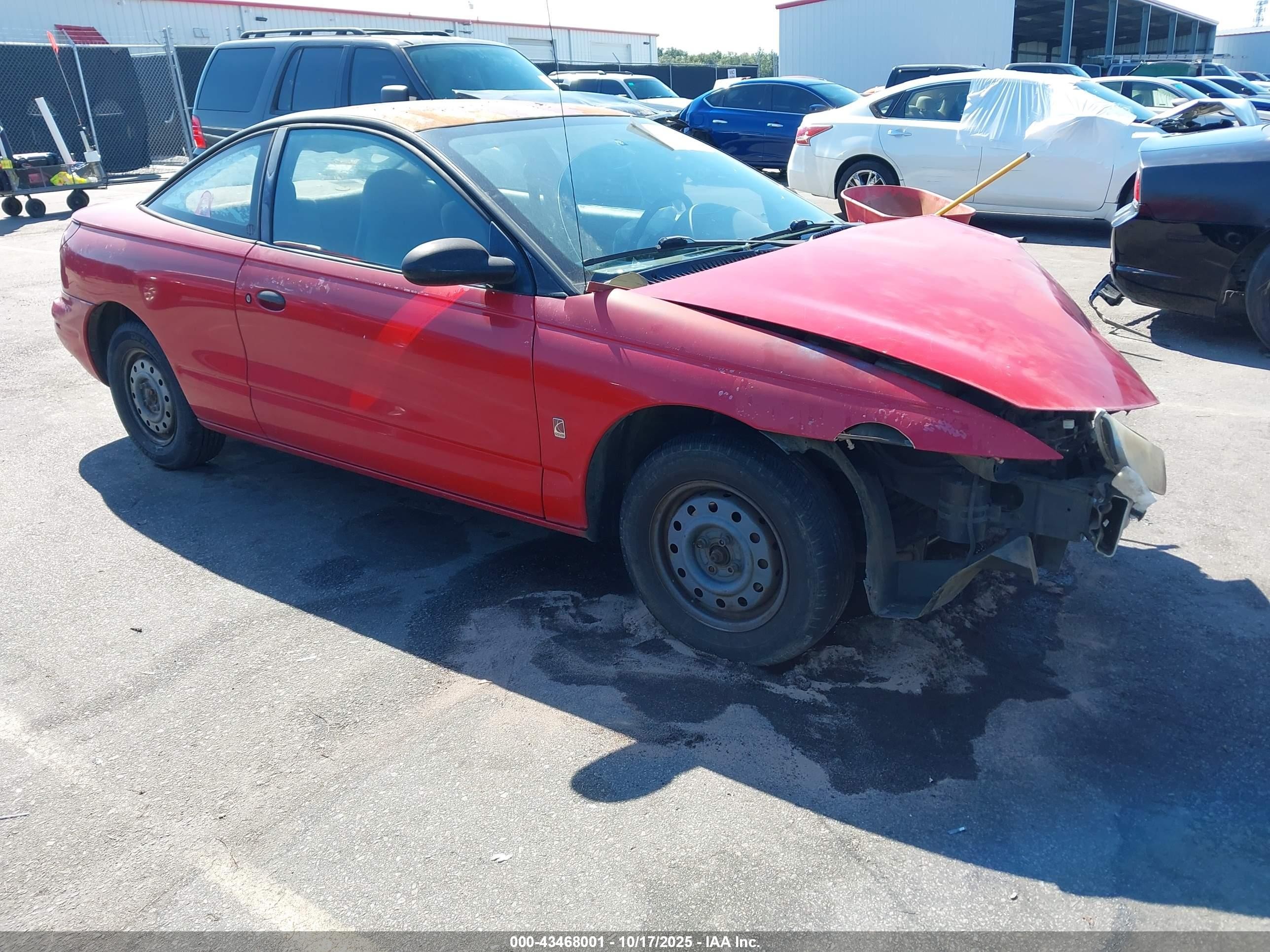 1997 Saturn SC, VIN 1G8ZF1280VZ261592 — Front end