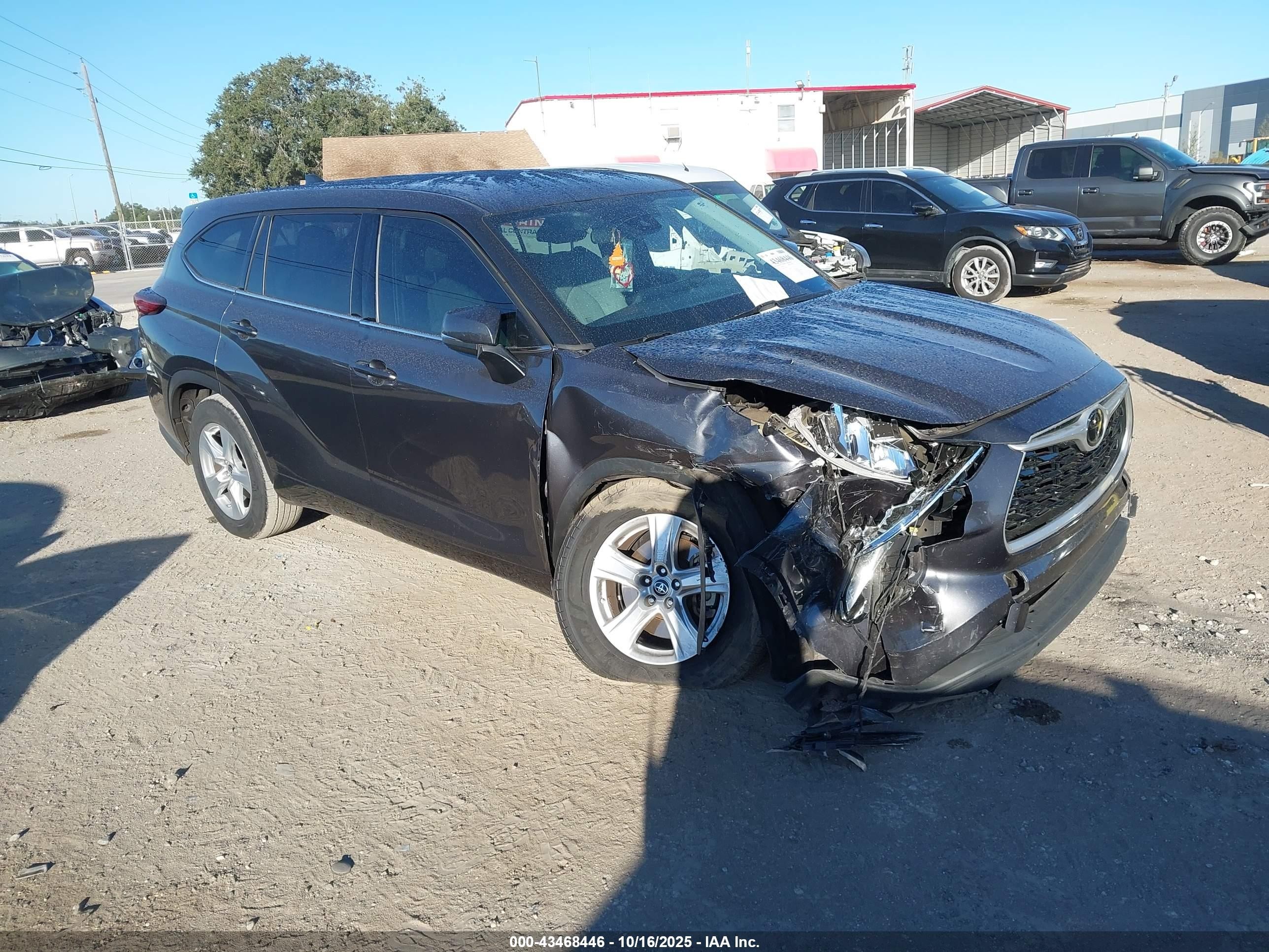 2020 Toyota Highlander L, VIN 5TDCZRAHXLS026991 — Front end