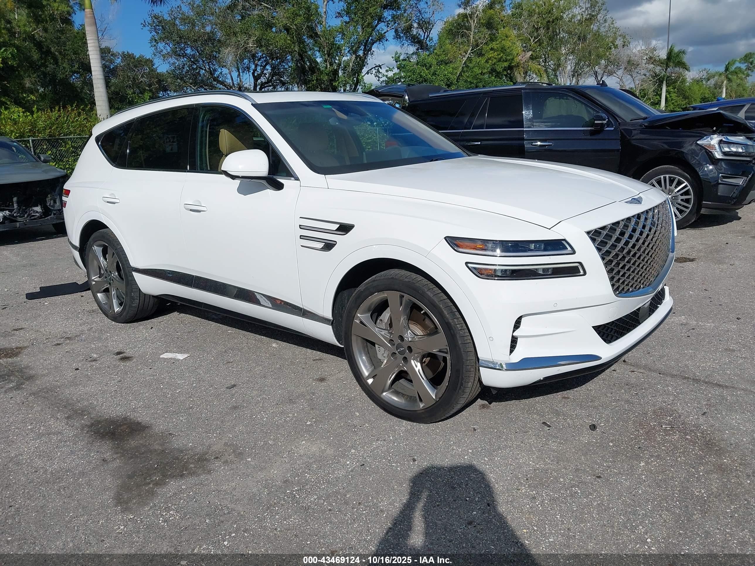 2023 Genesis GV80, VIN KMUHBDSB4PU118250 — Front end