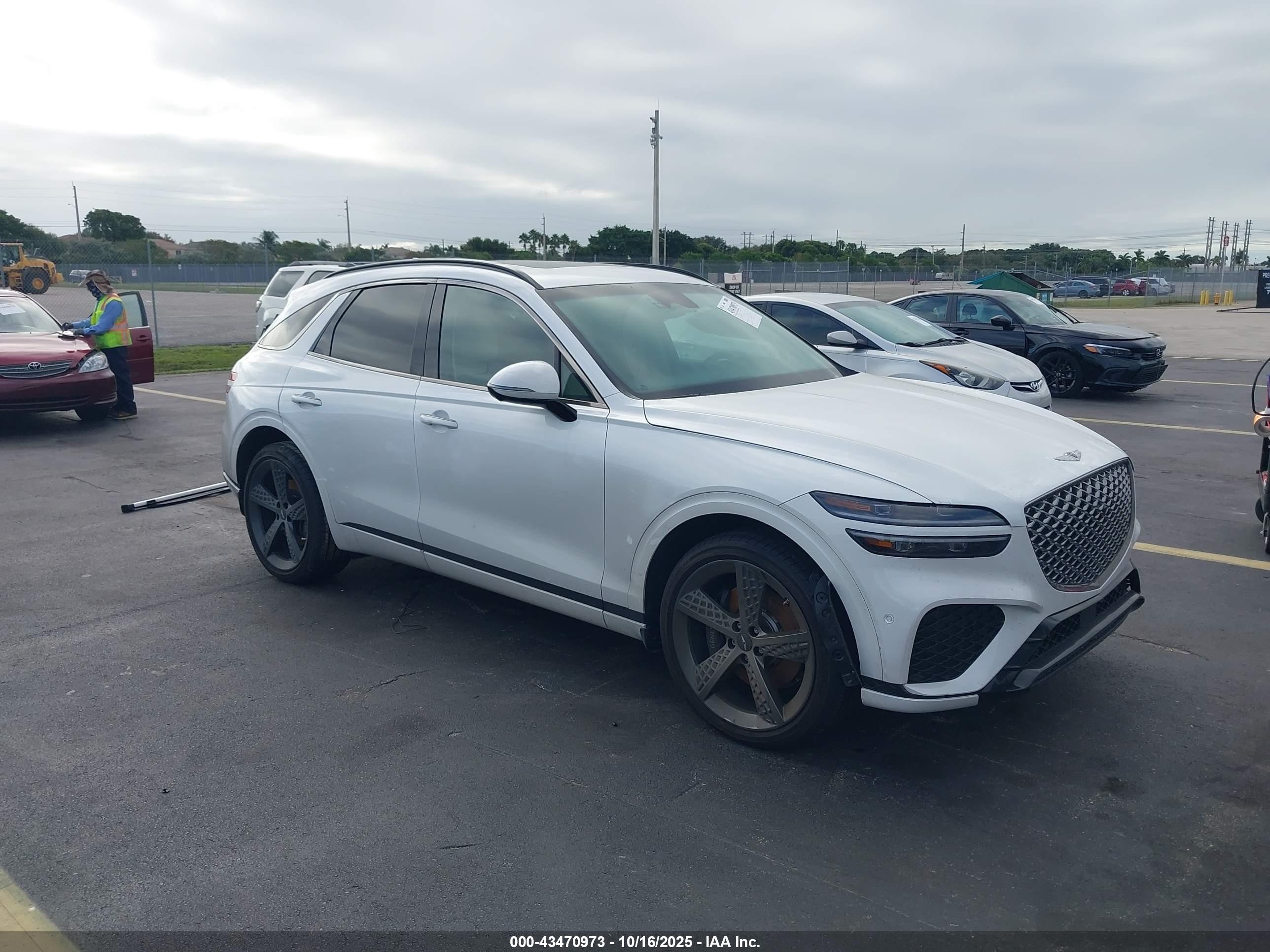 2025 Genesis GV70 Sport, VIN 5NMMCDTC6SH031939 — Water / flood