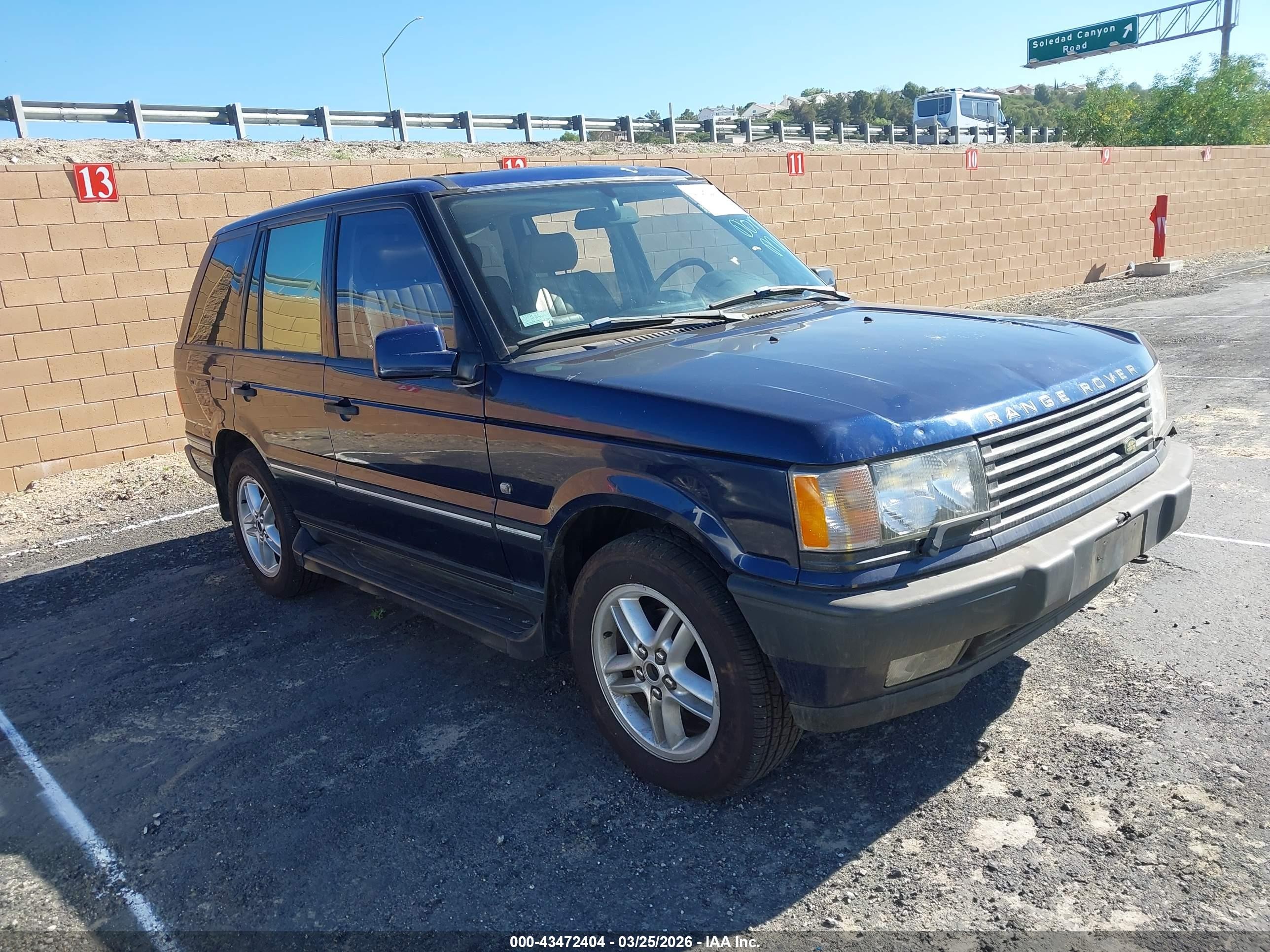 2002 Land Rover Range Rover HSE, VIN SALPM16482A463917 — Бок