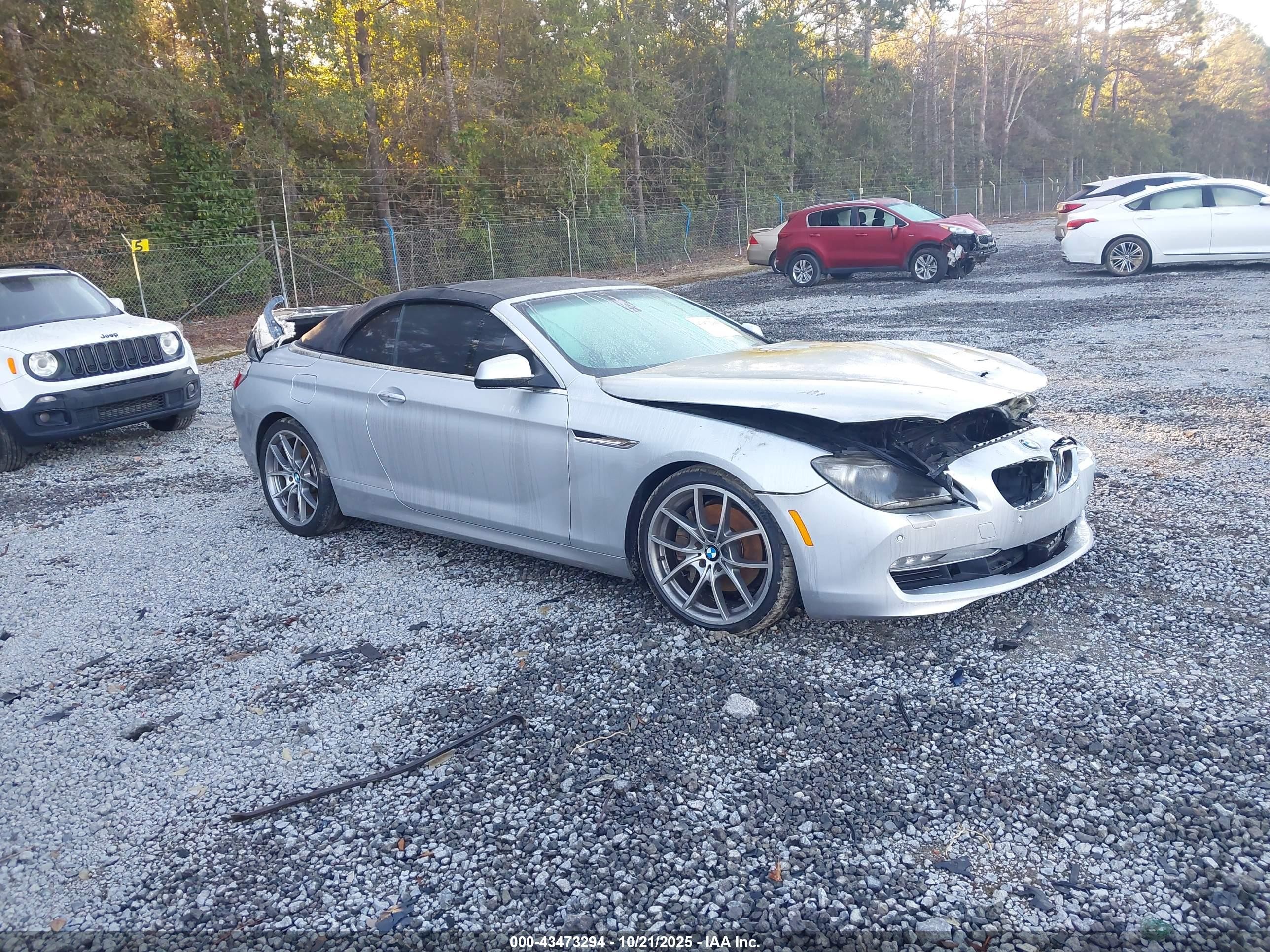 2012 BMW 6 Series 650i, VIN WBALZ3C55CDL72780 — Burn