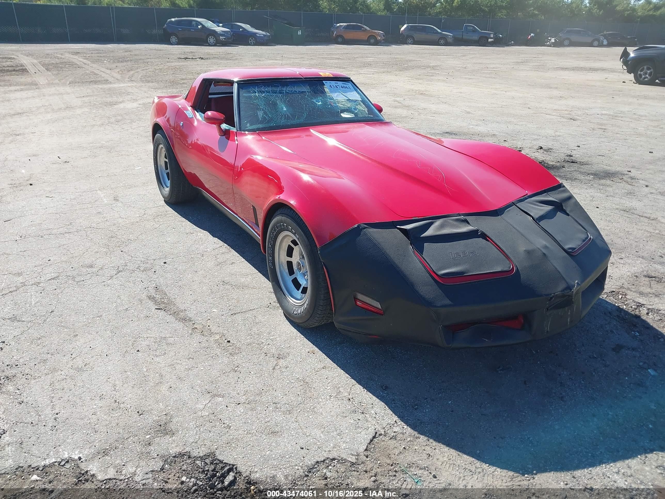 1980 Chevrolet Corvette, VIN 1Z878A405438 — Vandalism