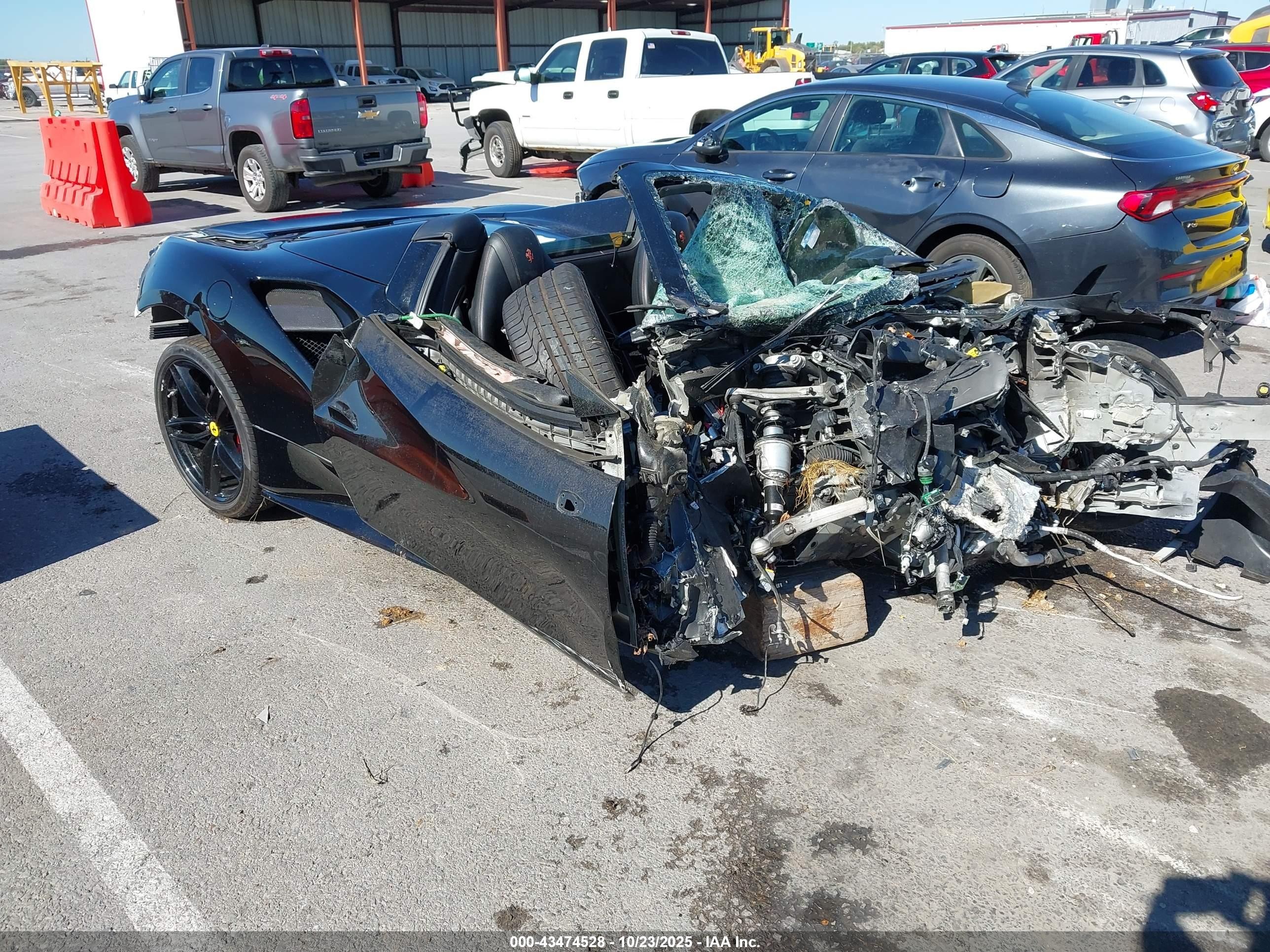 2017 Ferrari 488, VIN ZFF80AMA8H0221774 — Rollover