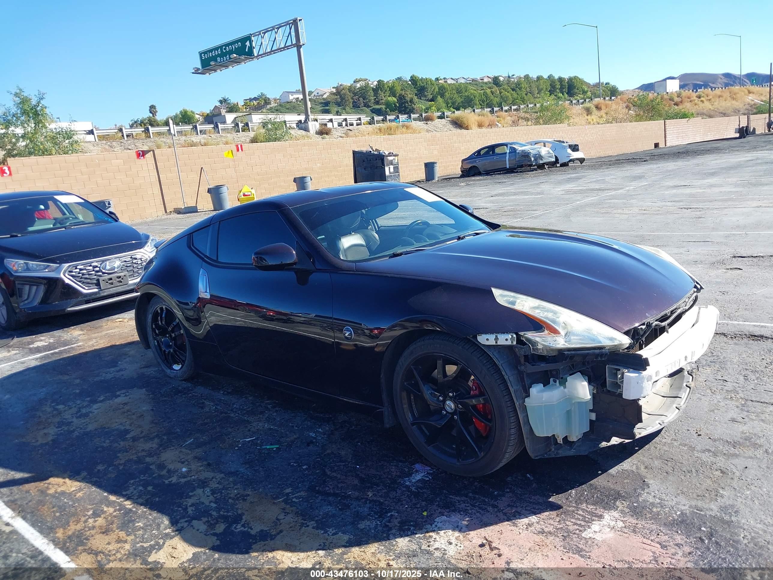 2013 Nissan 370Z, VIN JN1AZ4EH6DM381628 — All over