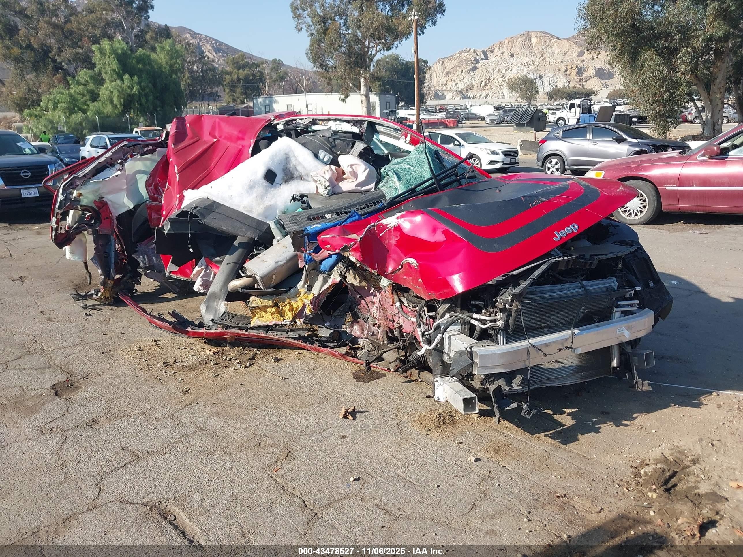 2023 Jeep Compass Sport, VIN 3C4NJDAN3PT541416 — Rollover