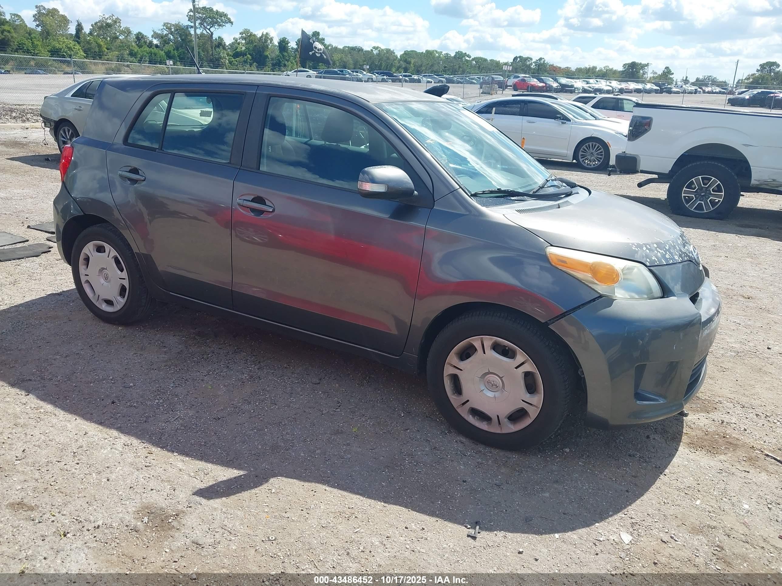 2010 Scion xD, VIN JTKKU4B44A1003301 — Rear end