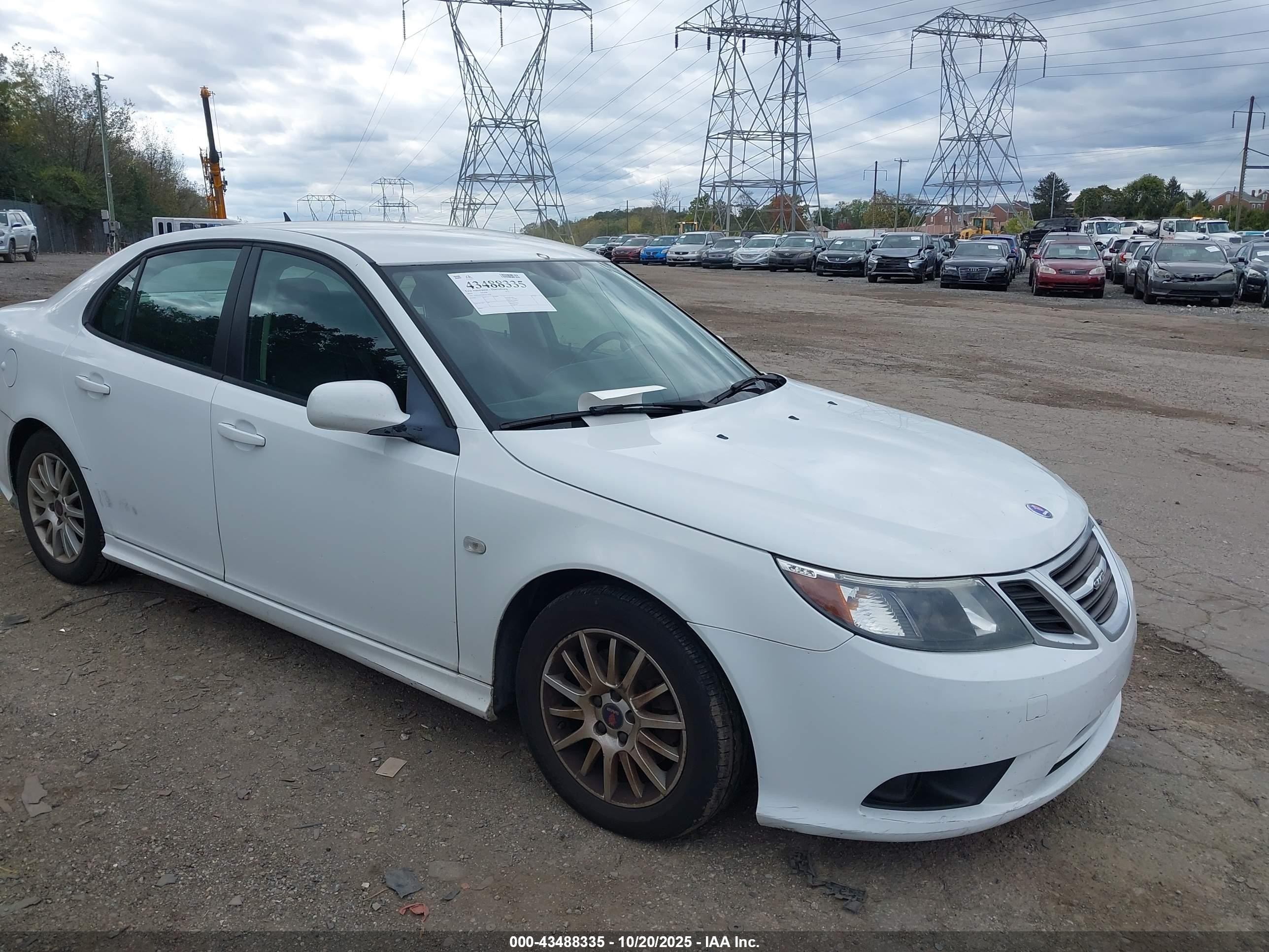 2010 Saab 9-3, VIN YS3FA4CY8A1613228 — Перед
