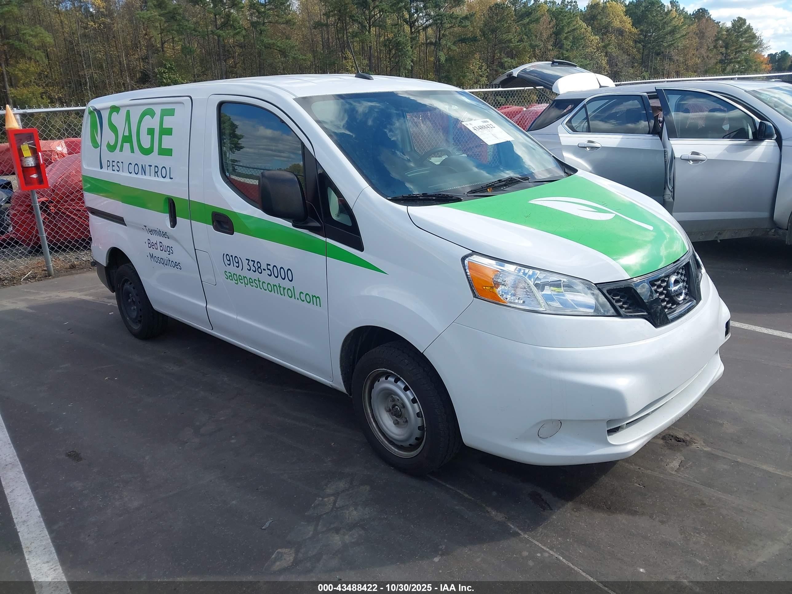 2021 Nissan NV200 SV, VIN 3N6CM0KN1MK697572 — Rear end