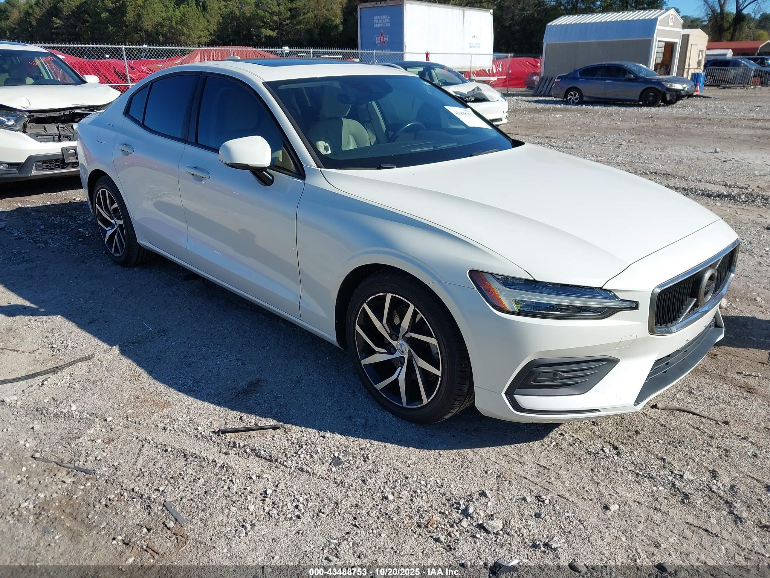 2020 Volvo S60 Momentum, VIN 7JR102FK6LG037639 — Engine fire
