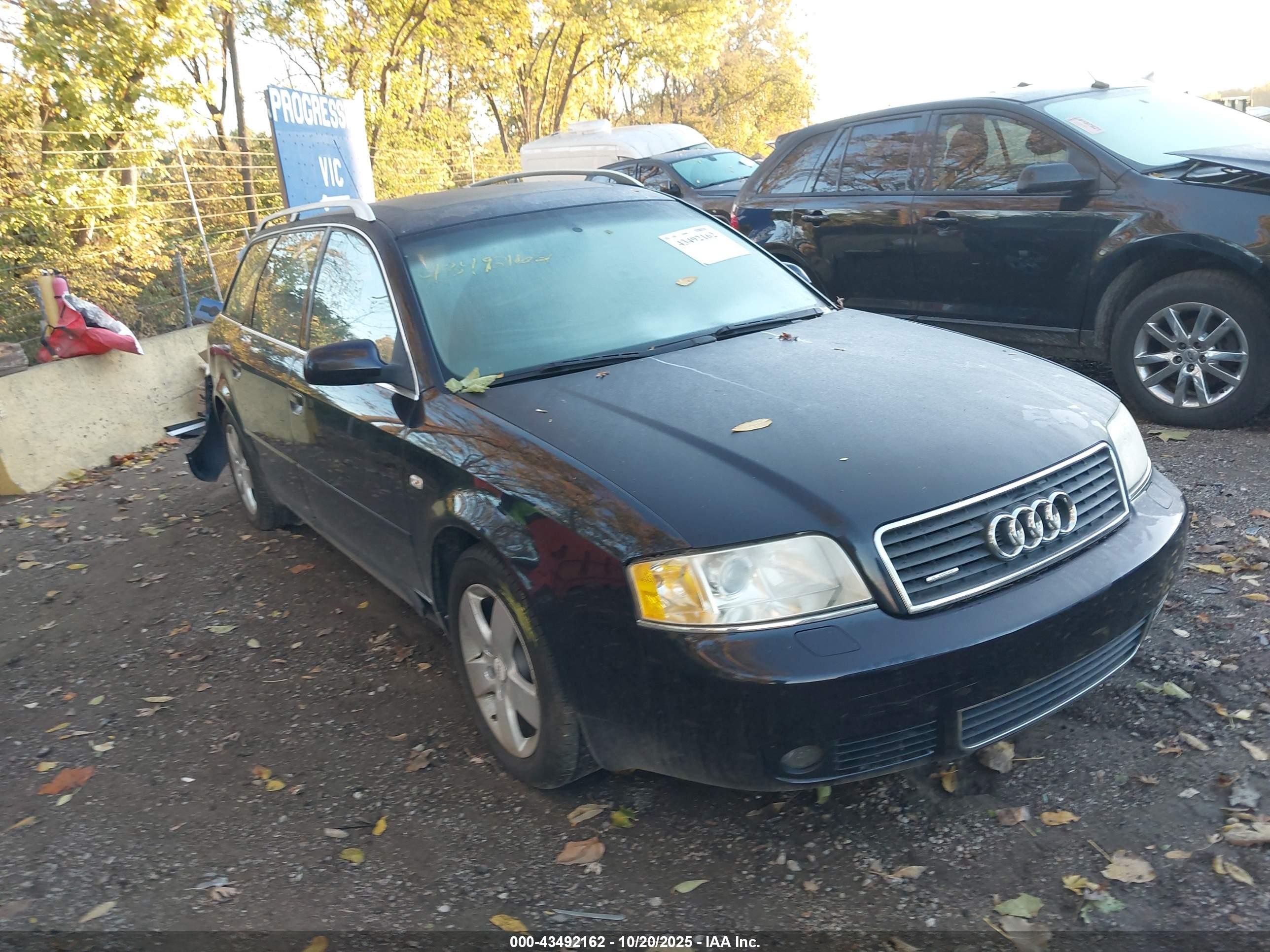 2002 Audi A6, VIN WAUVT64B92N087024 — Зад