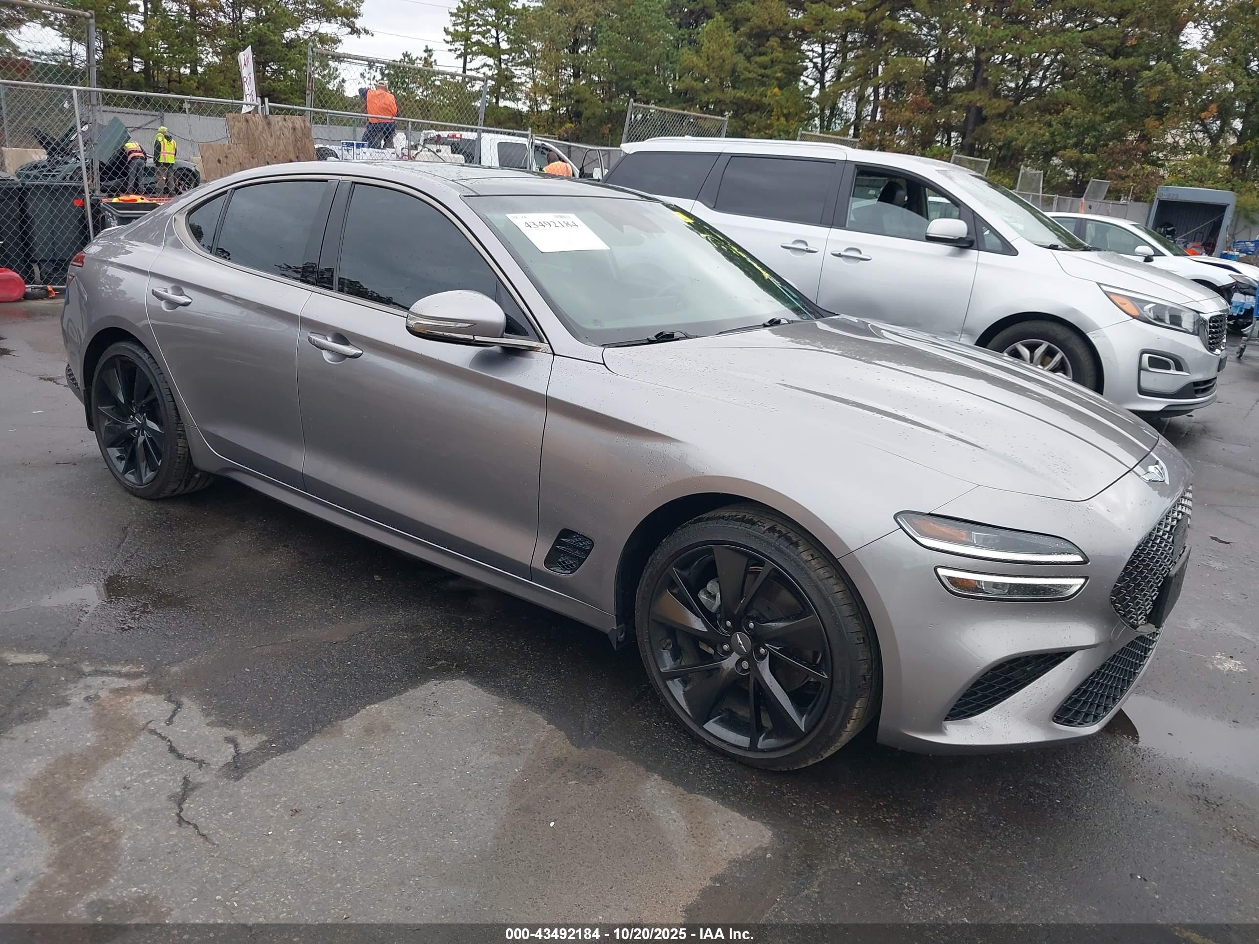 2023 Genesis G70 2.0T, VIN KMTG34TA1PU131993 — Roof