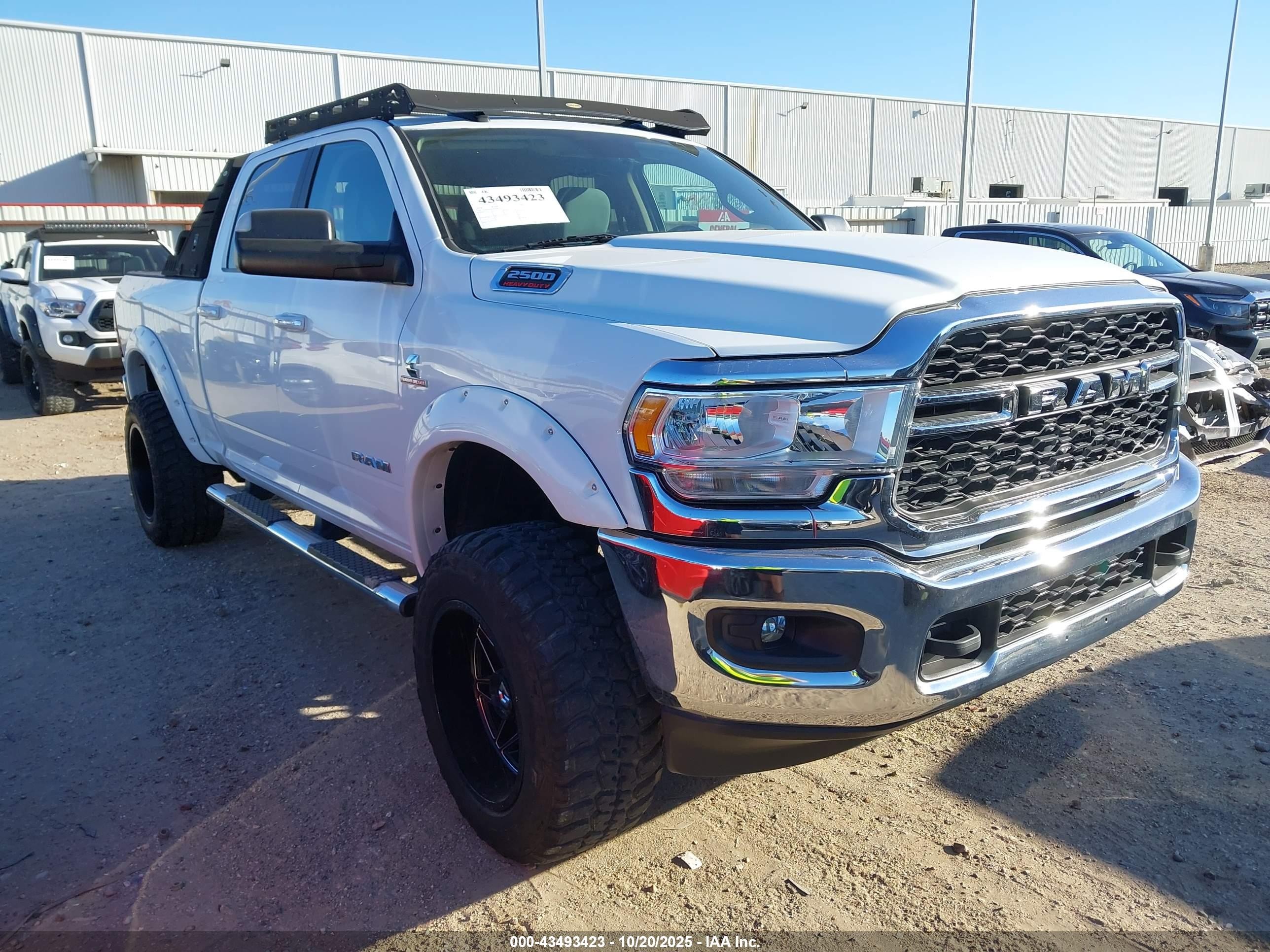 2019 Ram 2500 Big Horn, VIN 3C6UR5DL7KG587151 — Фото с аукциона