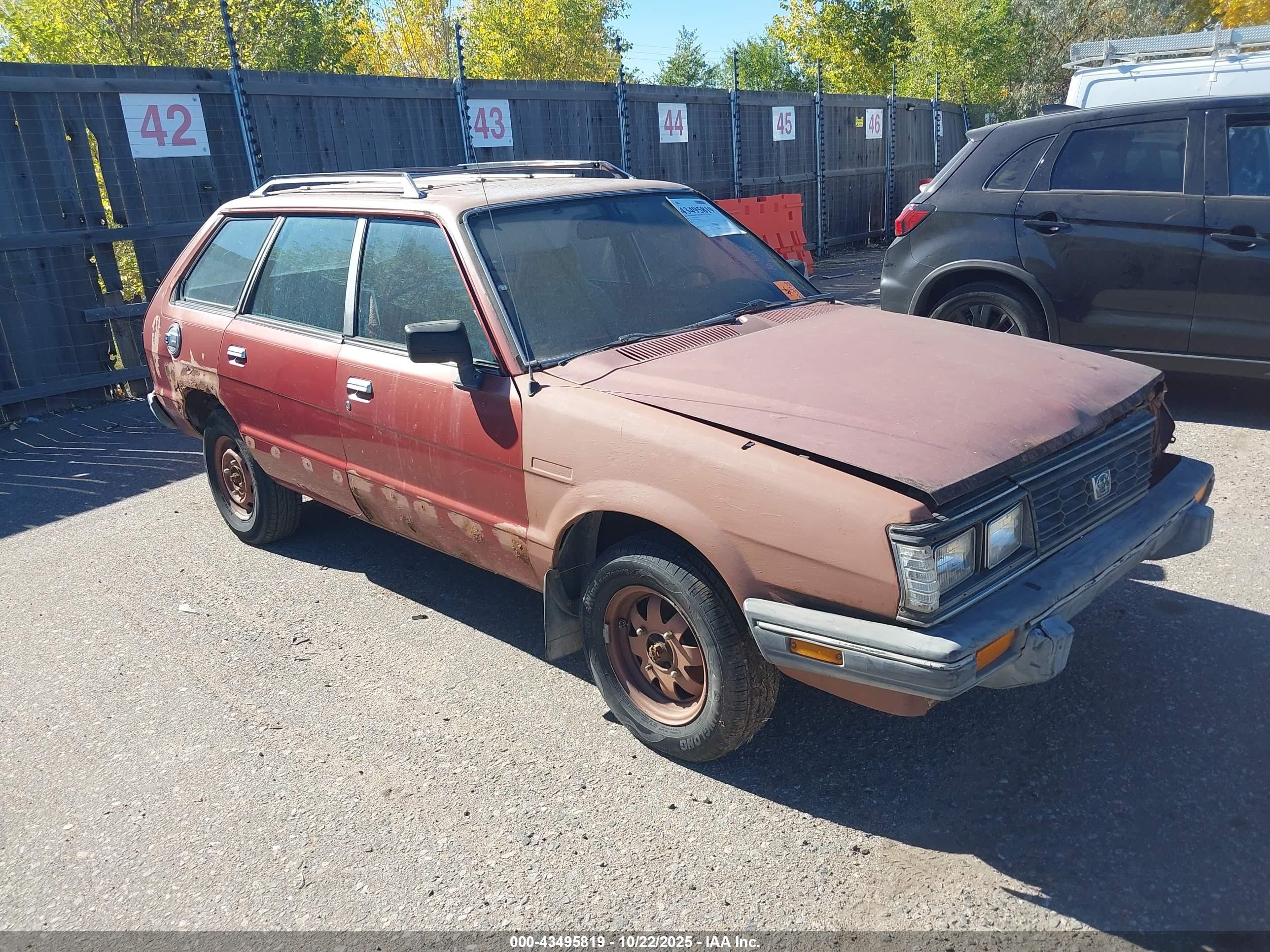 1984 Subaru GL, VIN JF2AM53BXEE403546 — Биологическое загрязнение