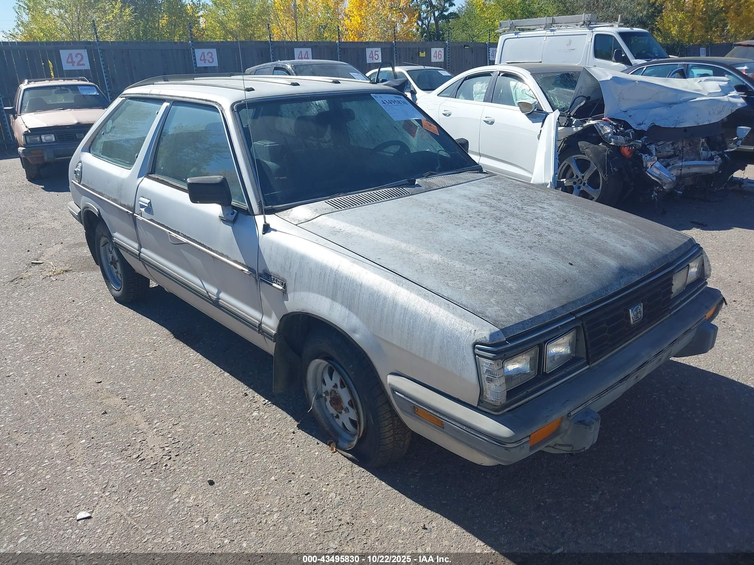 1984 Subaru GL, VIN JF2AF53B7EE119463 — Биологическое загрязнение