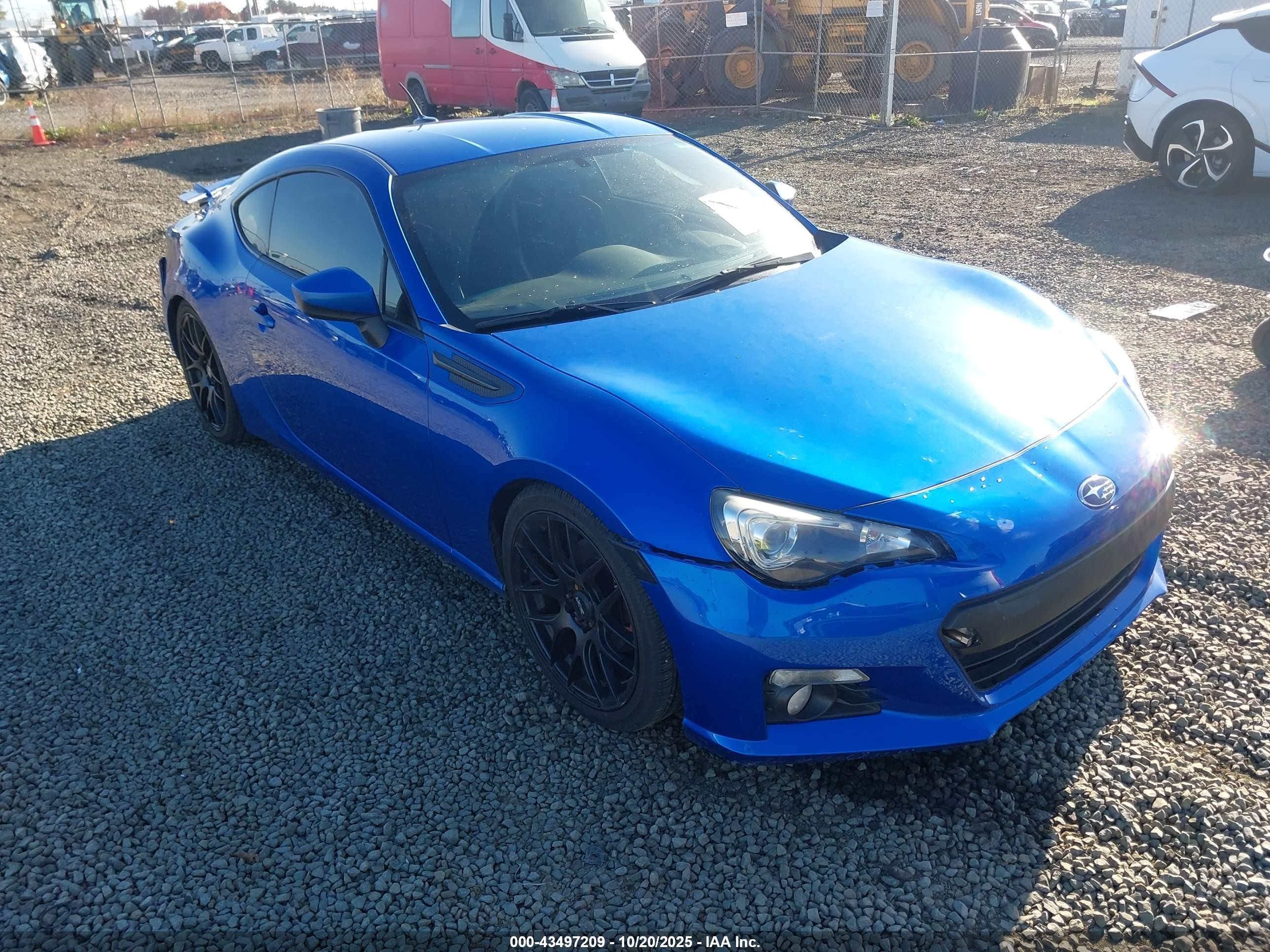 2014 Subaru BRZ Limited, VIN JF1ZCAC18E9603960 — Rear end