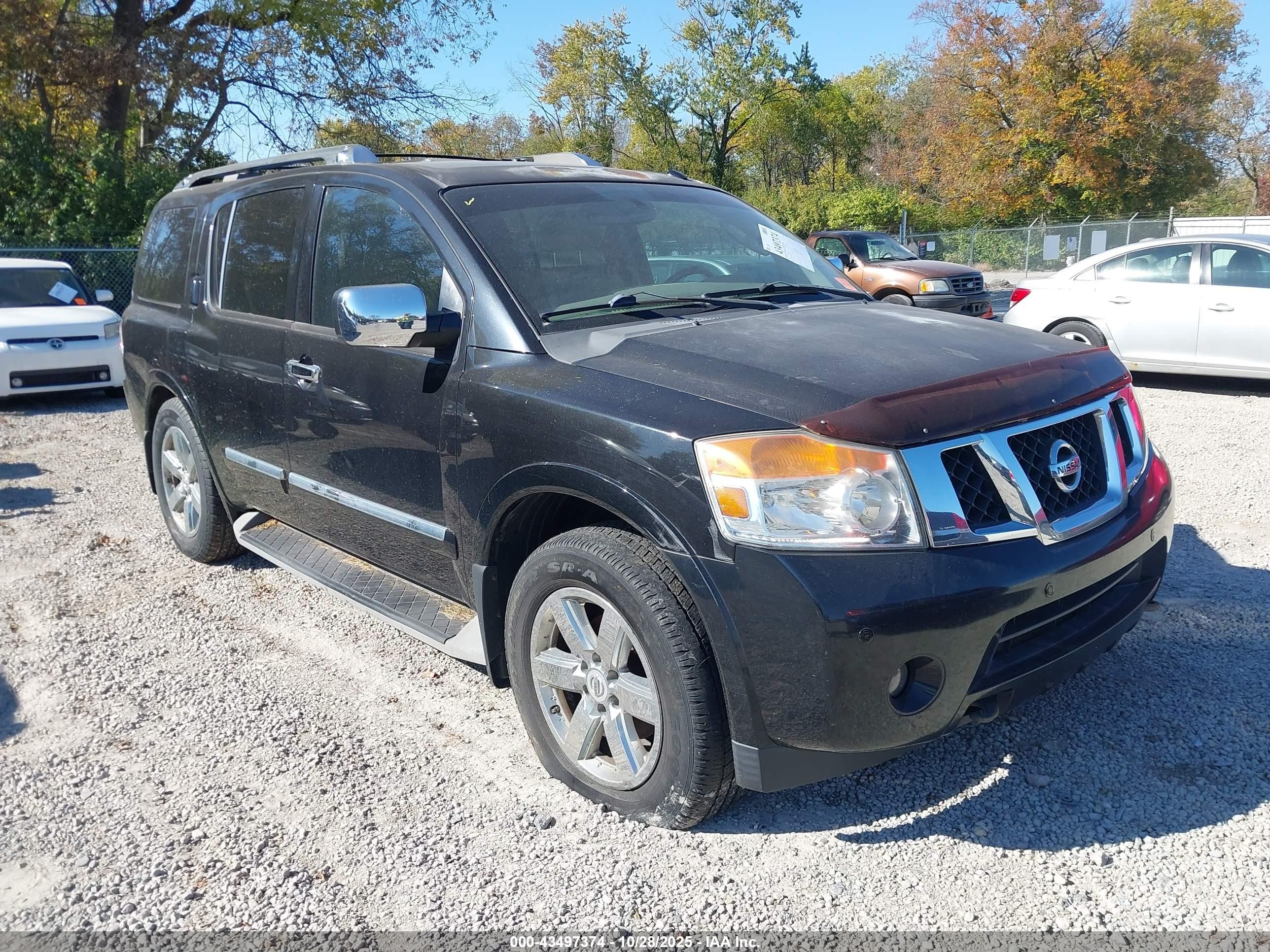 2011 Nissan Armada Platinum, VIN 5N1BA0NE3BN603181 — Rear end