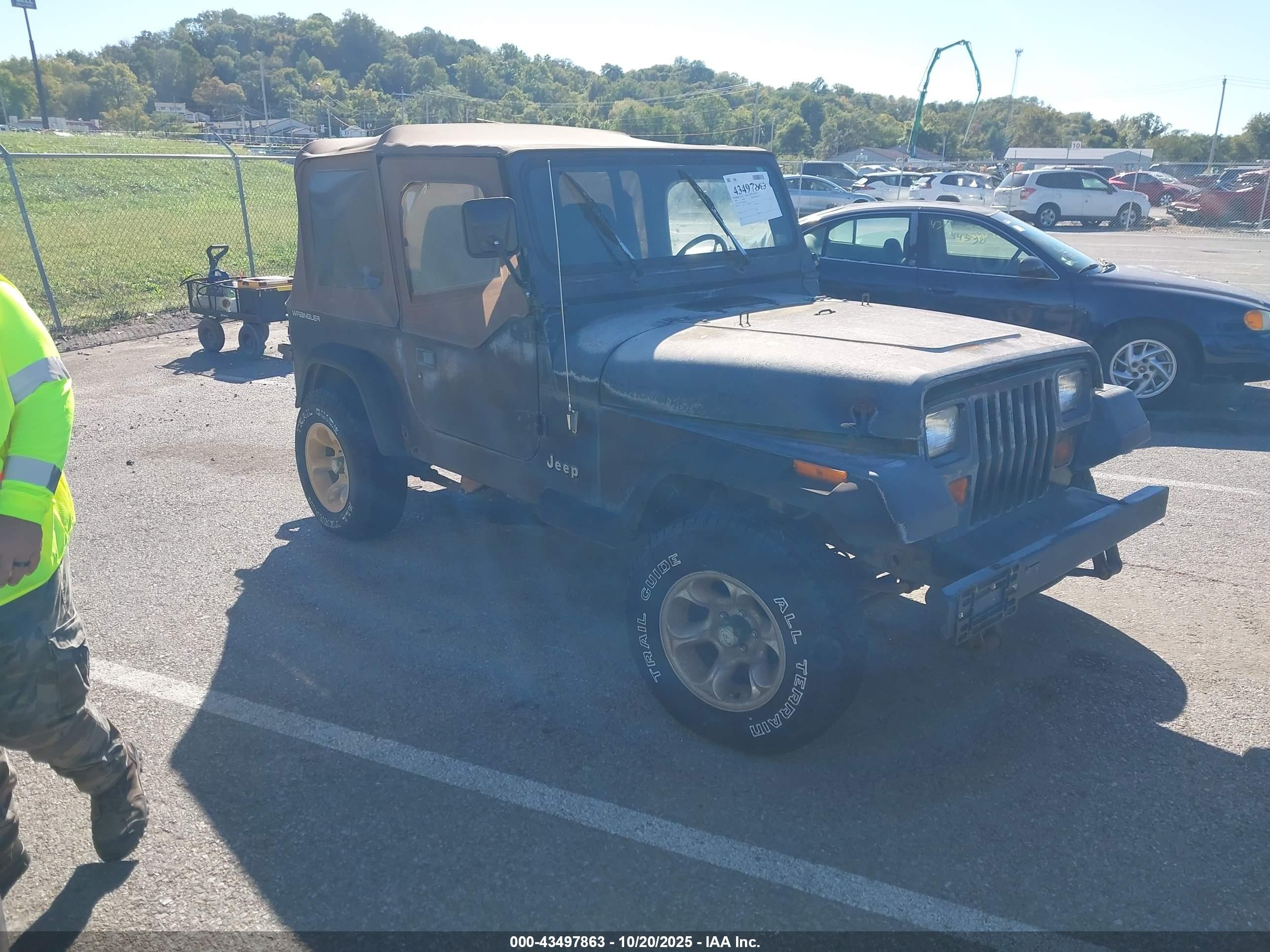 1994 Jeep Wrangler S, VIN 1J4FY19P2RP438316 — Side
