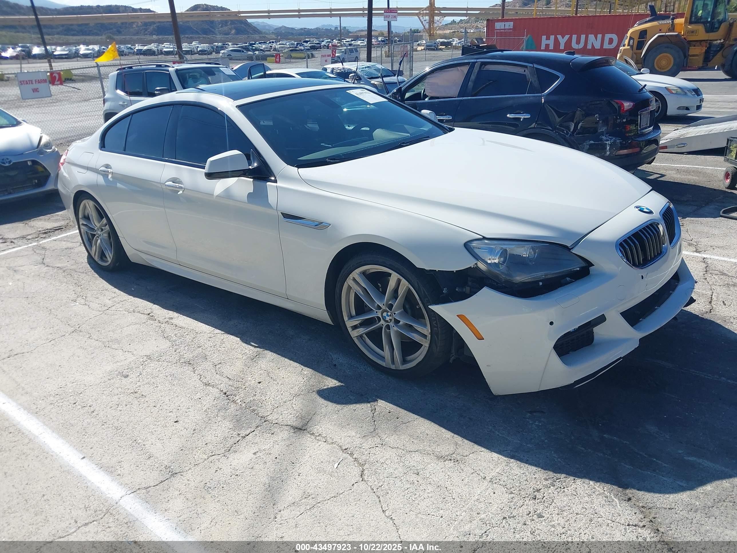 2014 BMW 6 Series 640i, VIN WBA6A0C53EDZ04534 — Front end