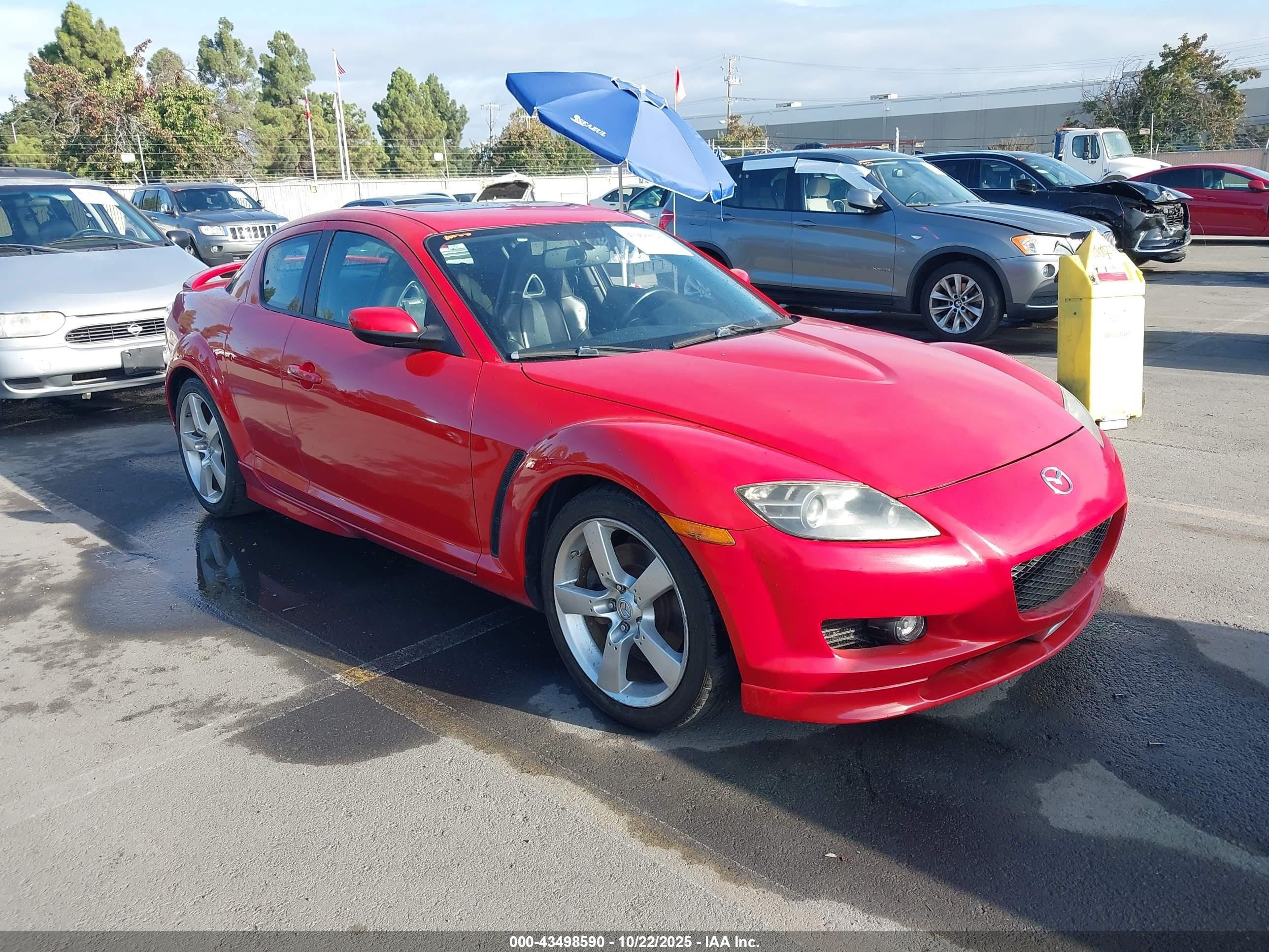 2007 Mazda RX-8 Grand Touring, VIN JM1FE173070209749 — Rear end