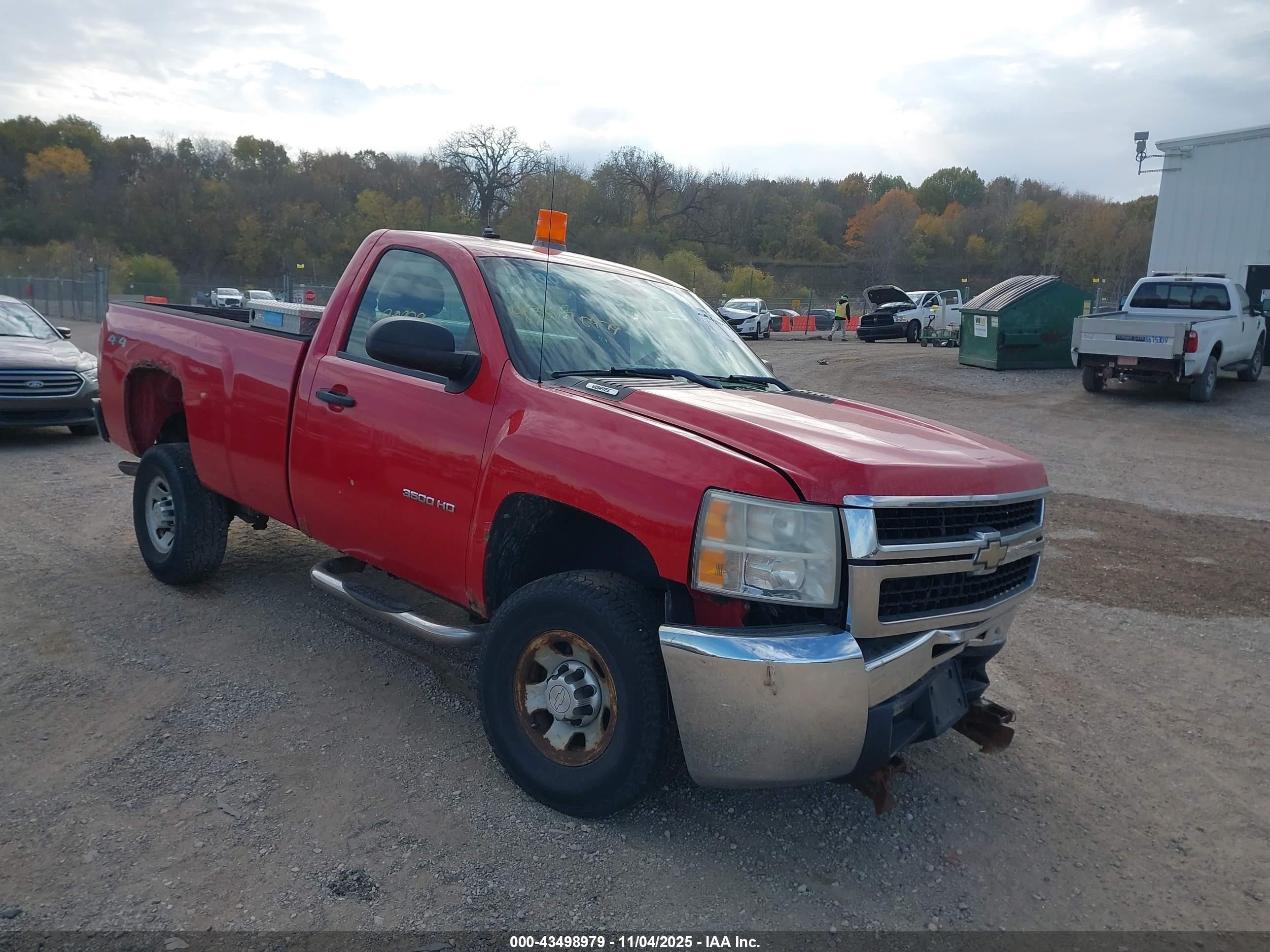2010 Chevrolet Silverado 3500HD SRW Work Truck, VIN 1GC3KZBG9AF156252 — Front end