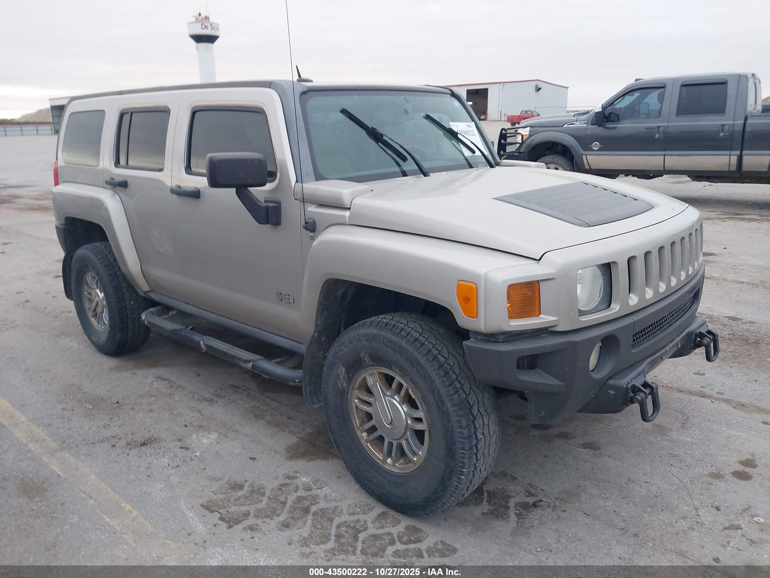2007 Hummer H3 SUV, VIN 5GTDN13EX78203417 — Hail