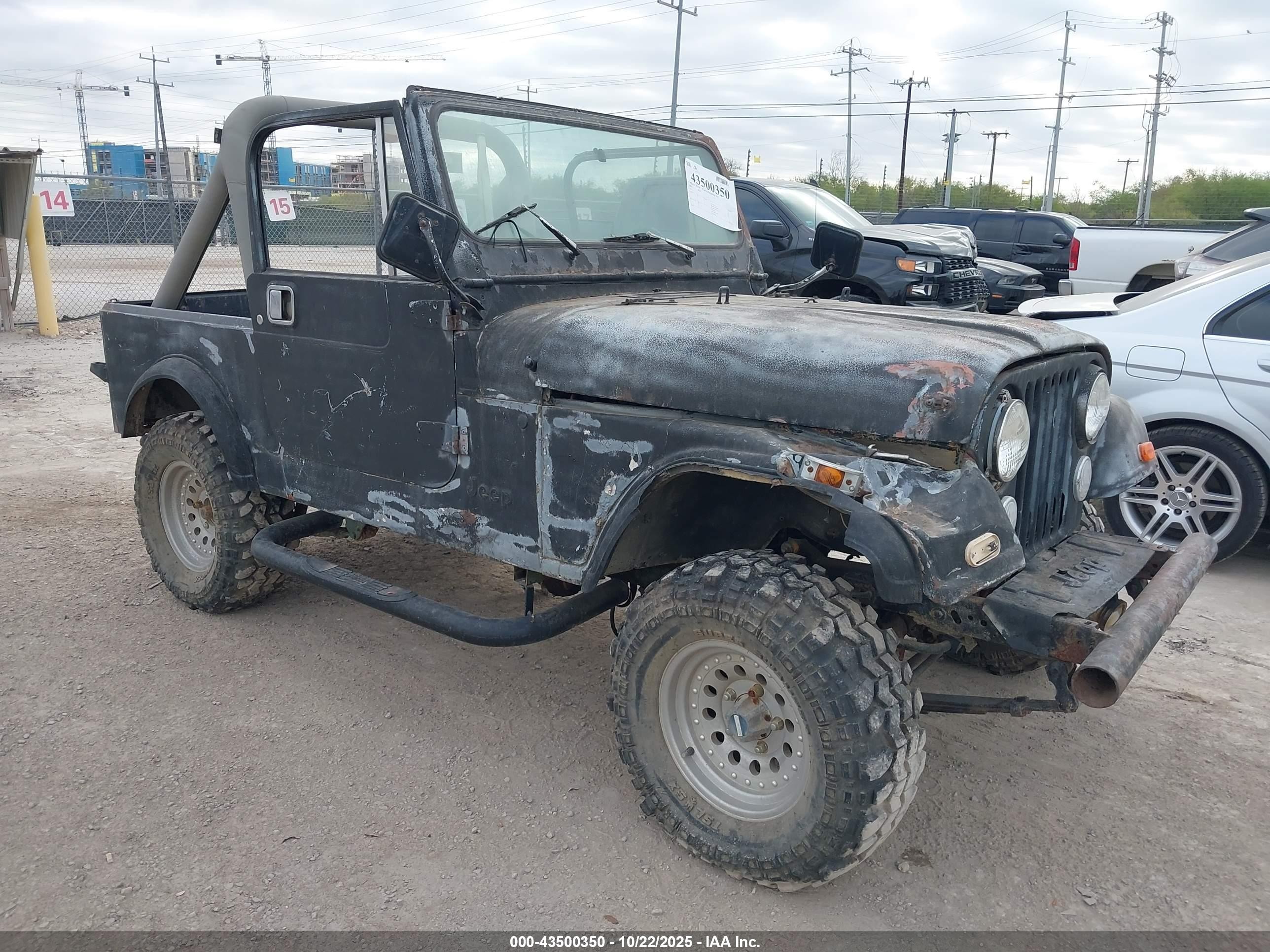 1981 Jeep CJ, VIN 1JCCM87E7BT077143 — По всему кузову