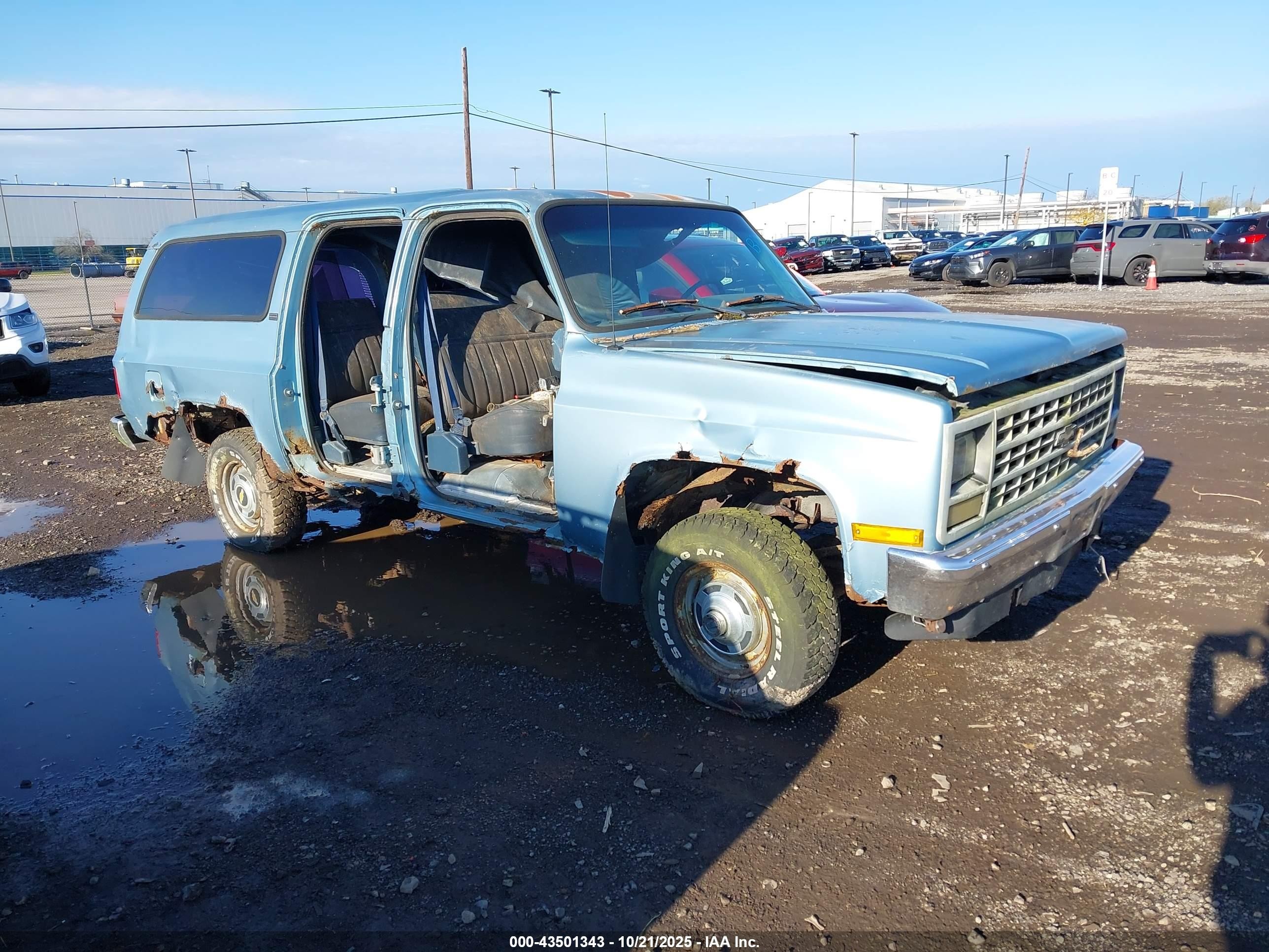 1991 Chevrolet Suburban, VIN 1GNEV16K2MF131141 — Biohazard / chemical