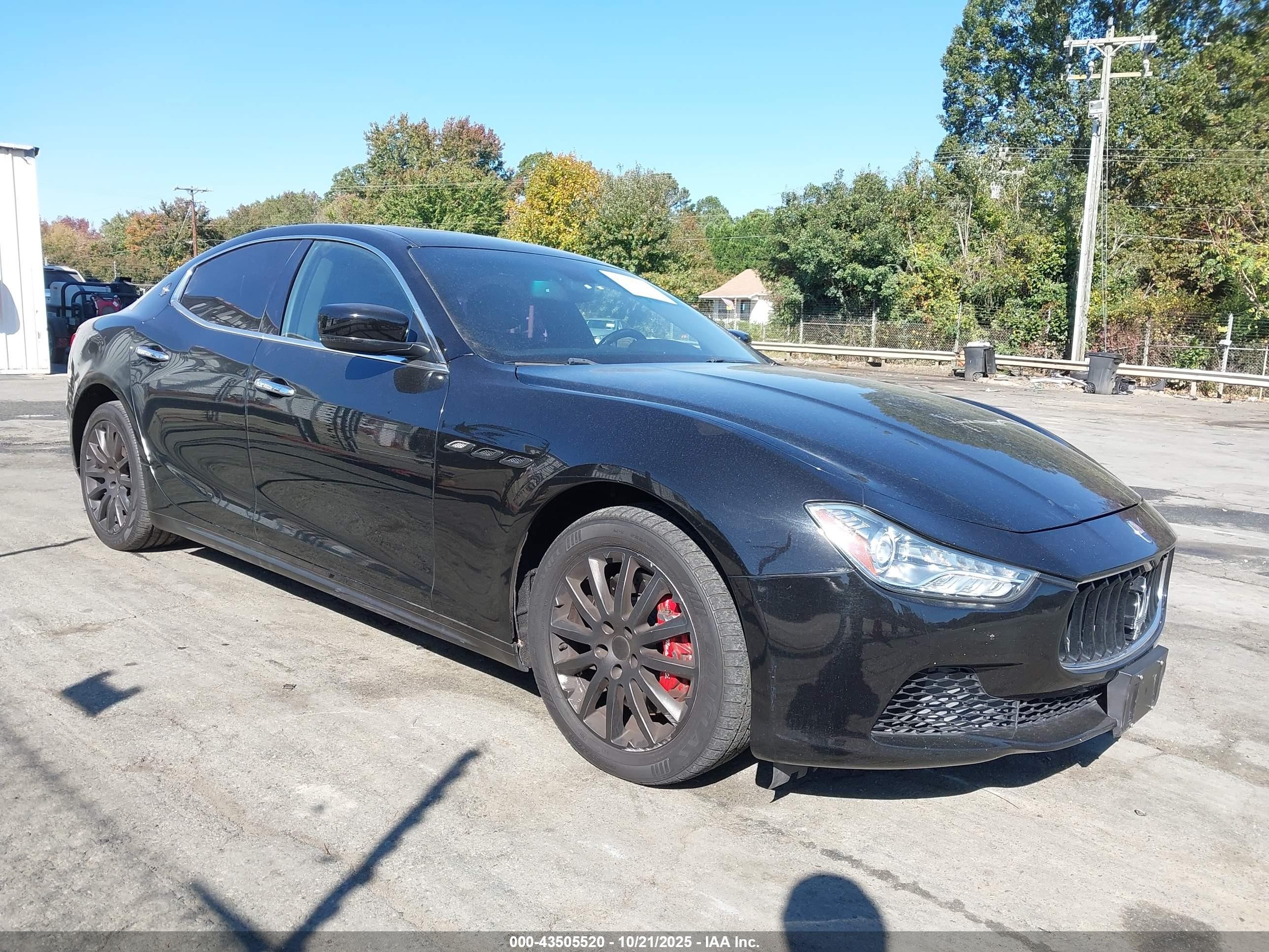 2014 Maserati Ghibli S Q4, VIN ZAM57RTA7E1097740 — Не указано
