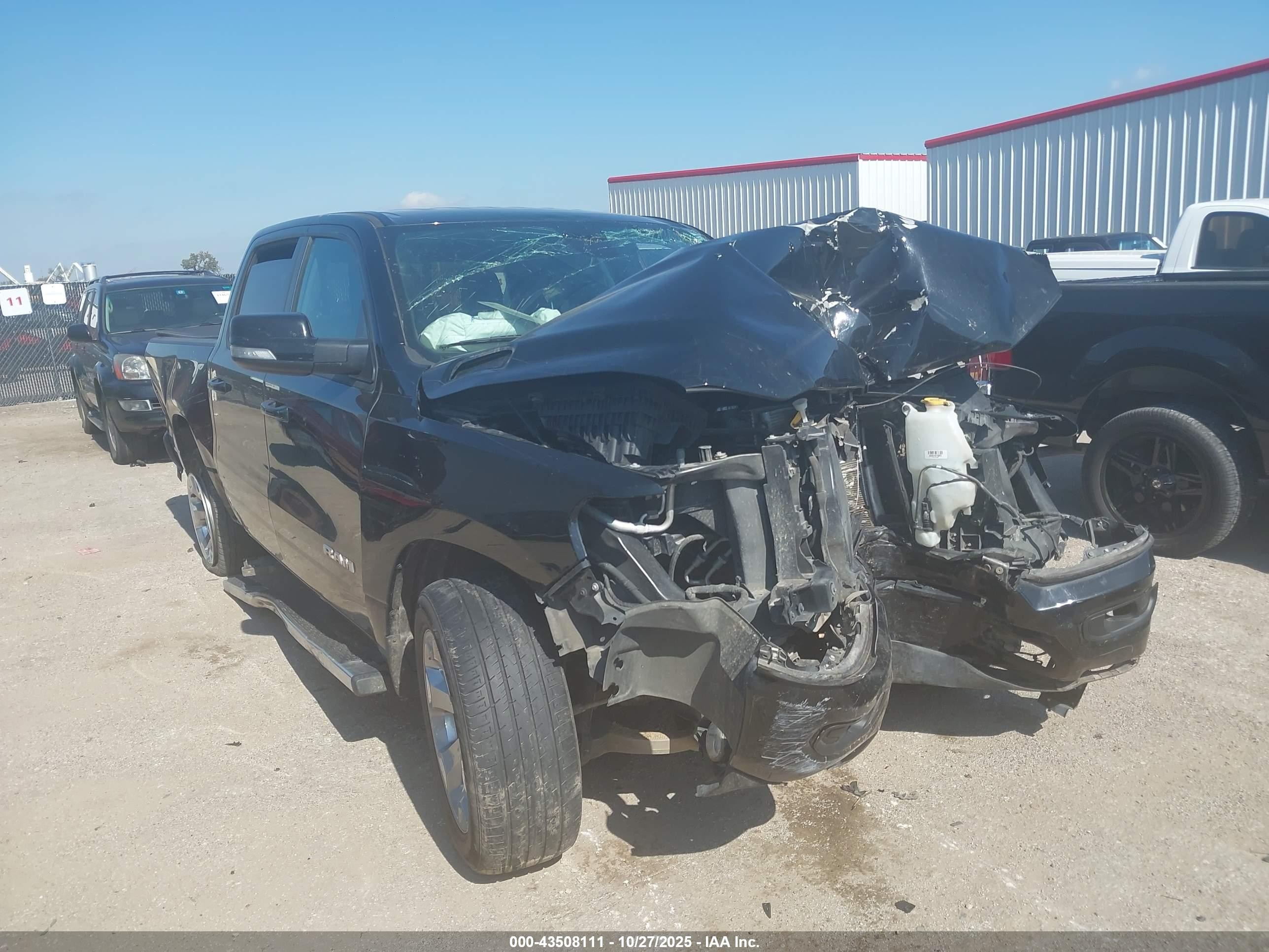 2020 Ram 1500 Big Horn, VIN 1C6RREFT1LN186142 — Rollover