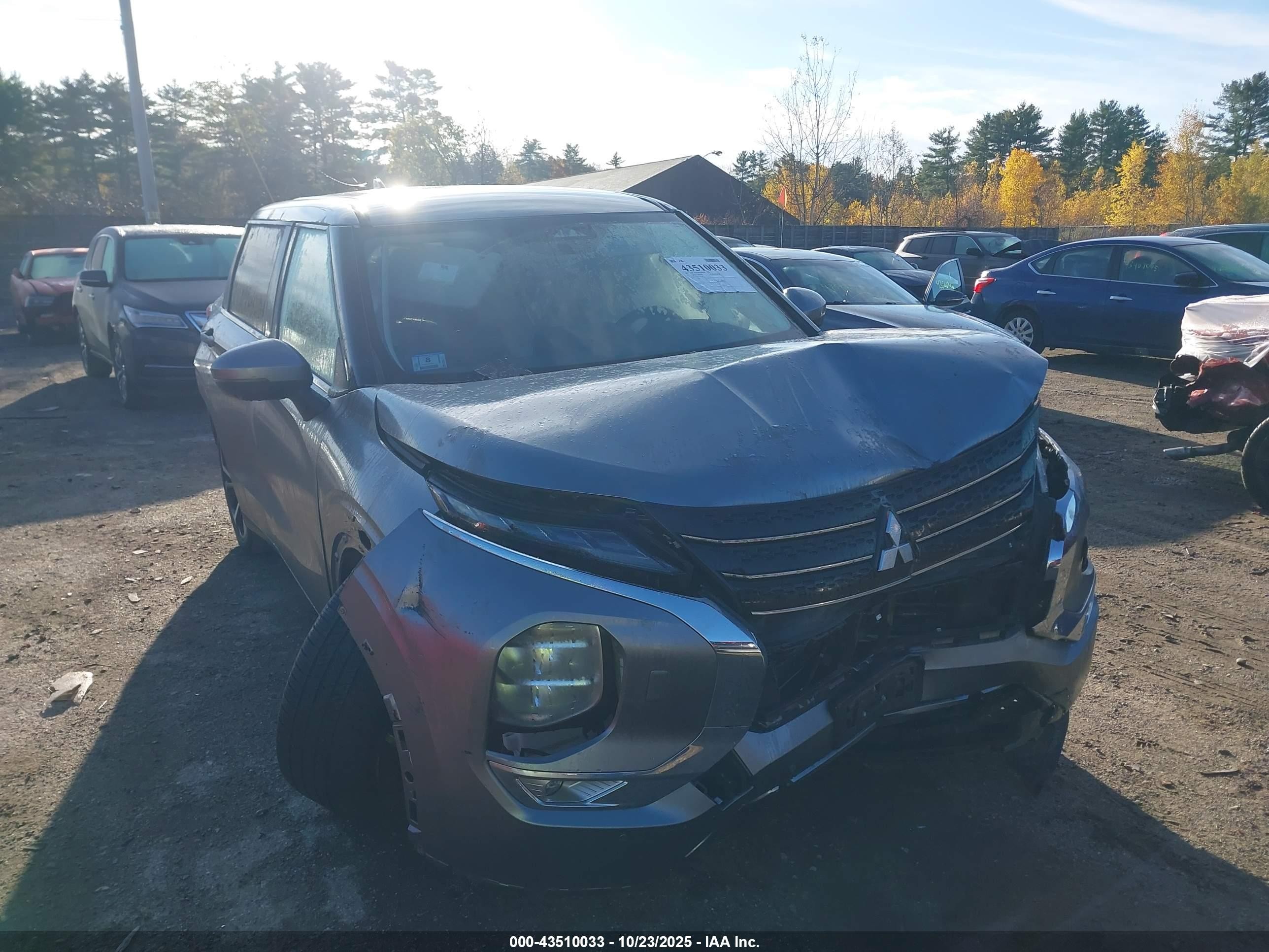 2022 Mitsubishi Outlander SE, VIN JA4J4UA85NZ012338 — Biohazard / chemical