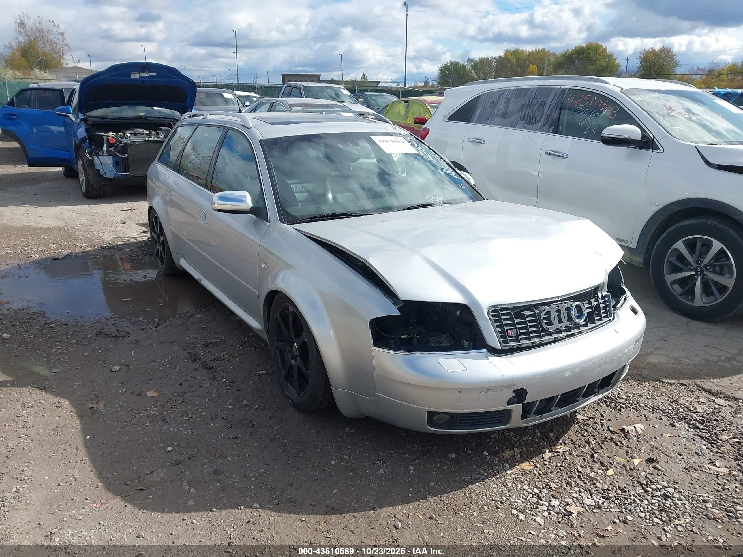 2002 Audi S6, VIN WAUXU64B62N130403 — Перед