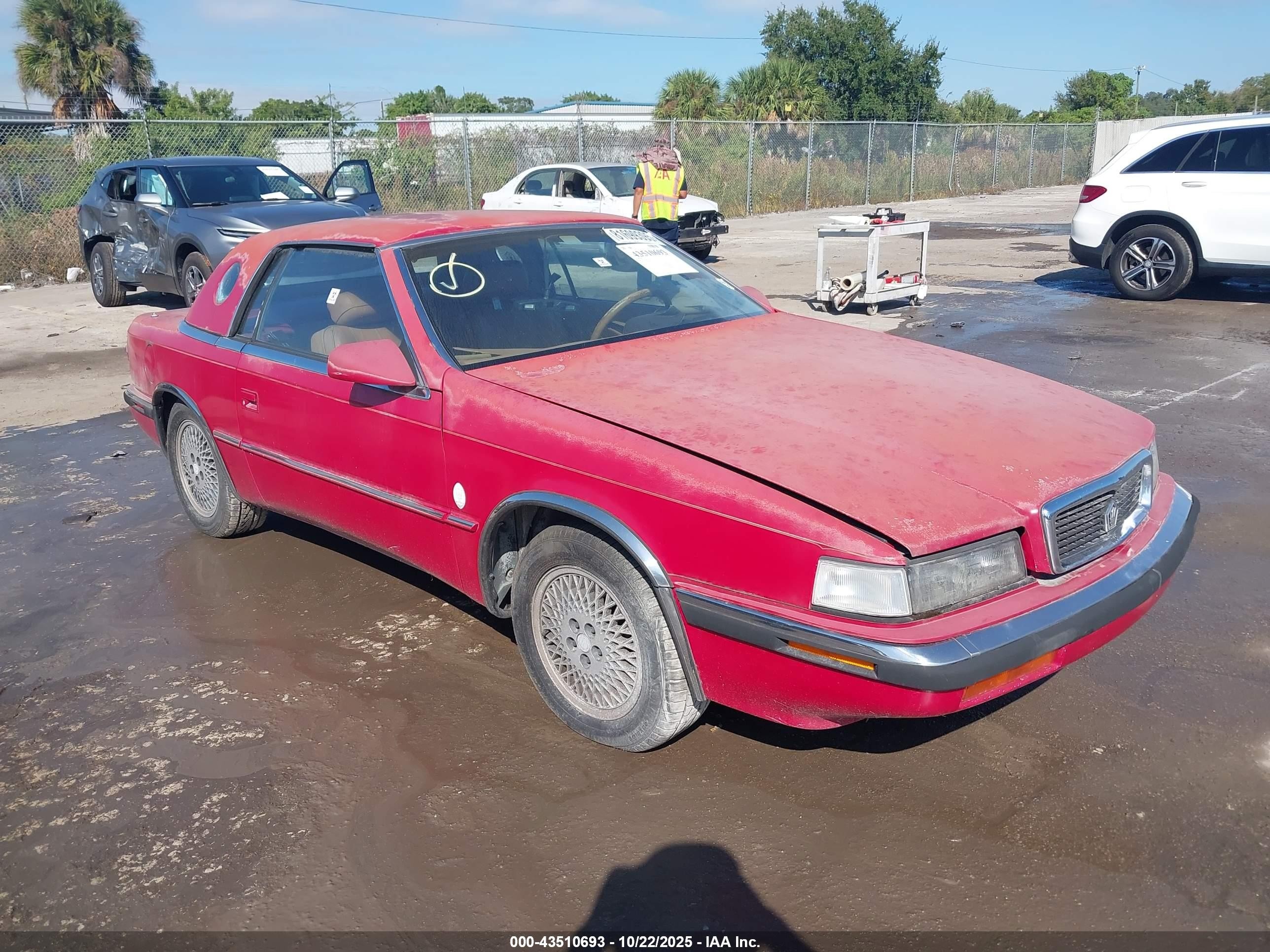 1989 Chrysler TC by Maserati, VIN ZC2FP1103KB201788 — Mechanical