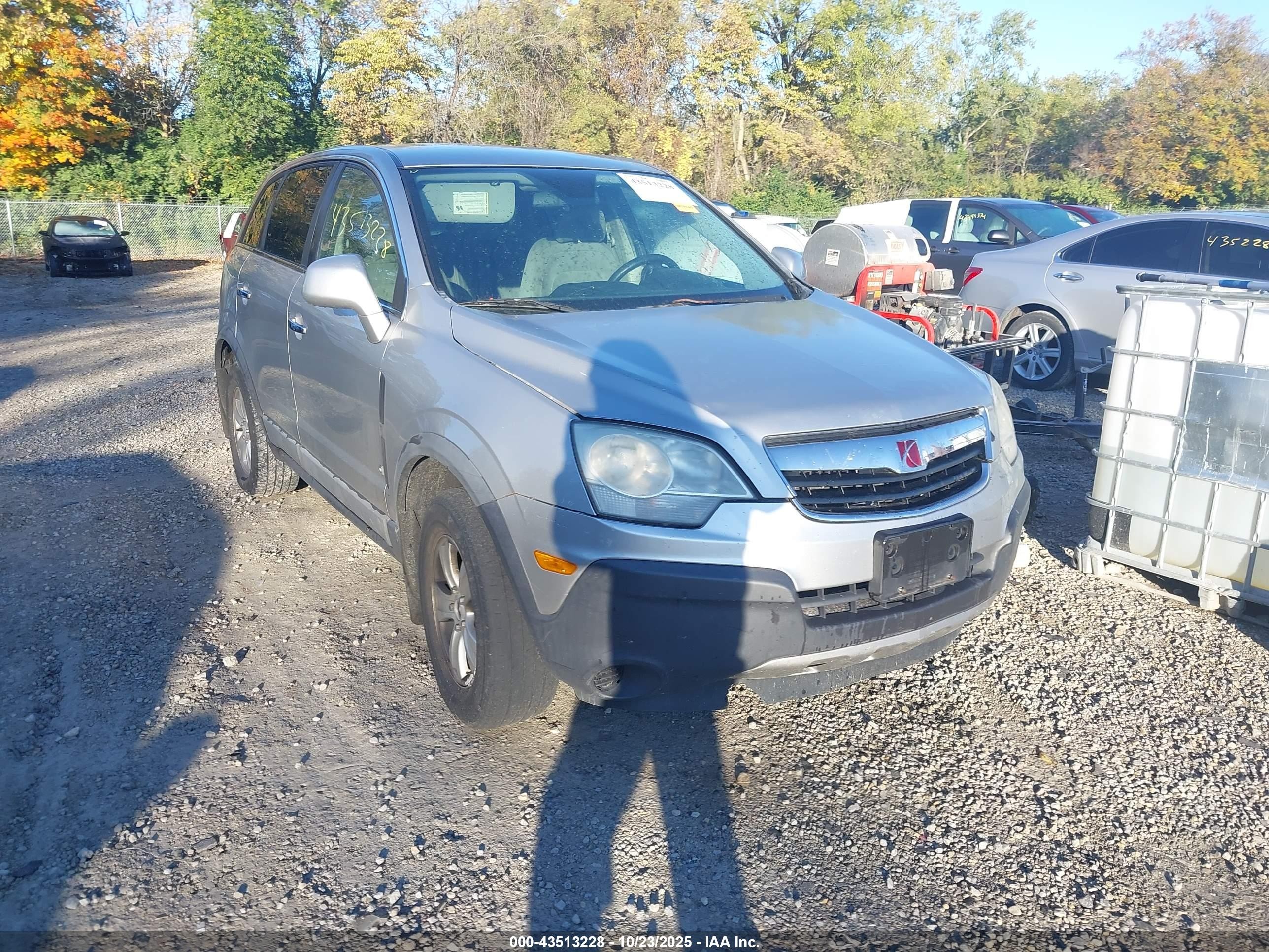 2008 Saturn VUE XE, VIN 3GSCL33P18S656537 — Frame damage