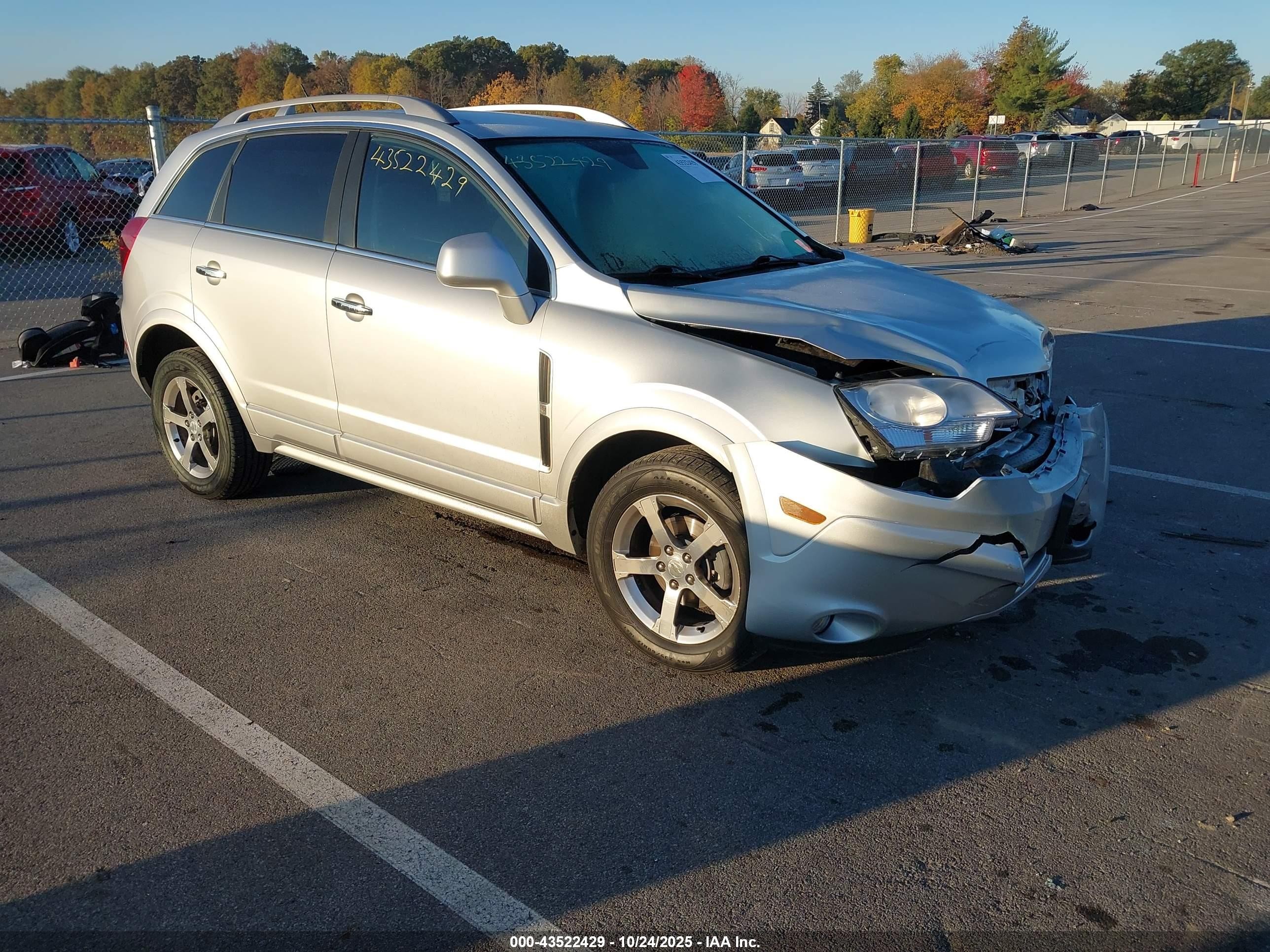 2013 Chevrolet Captiva Sport LT, VIN 3GNAL3EKXDS572187 — Фото с аукциона
