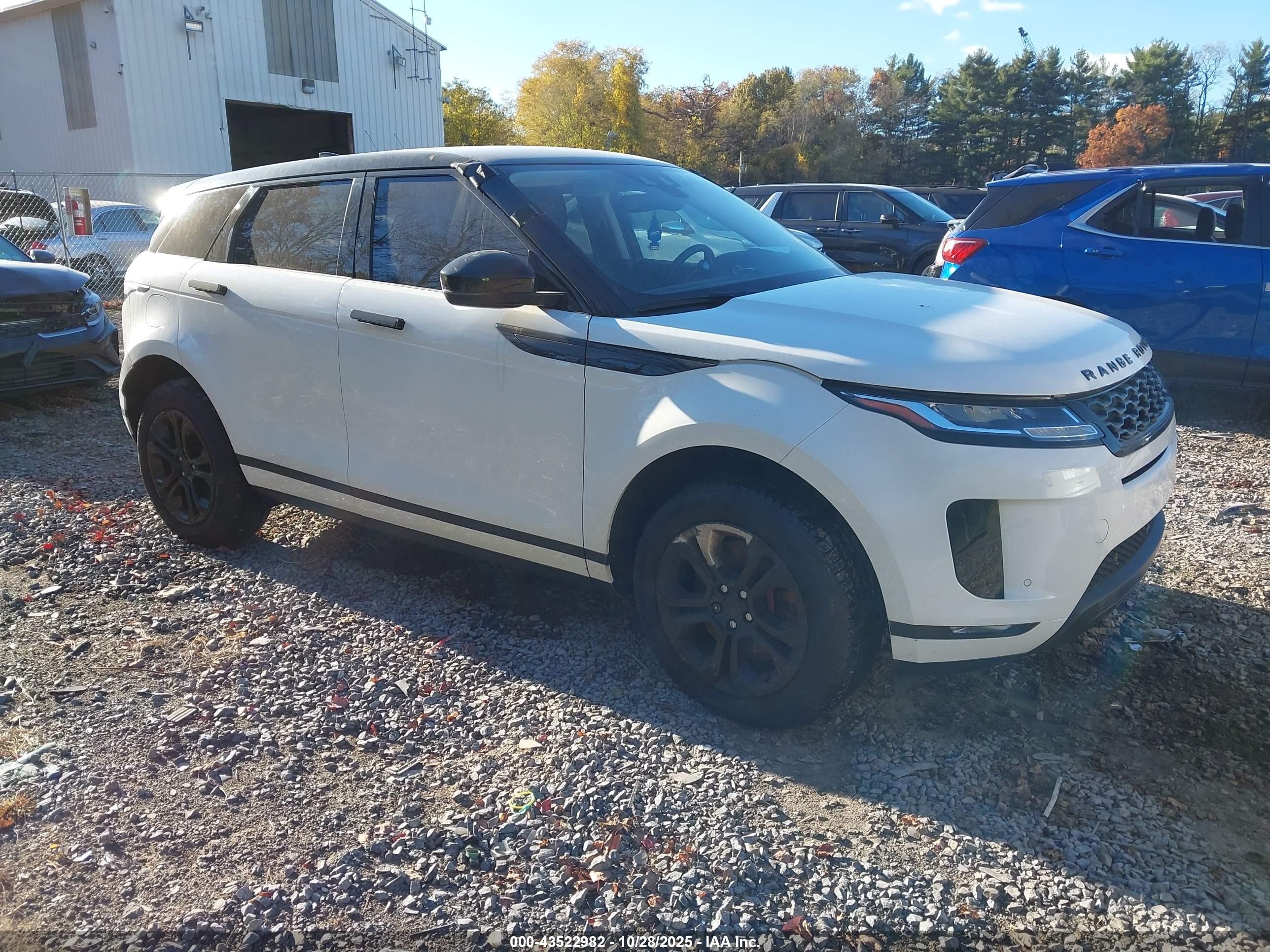 2020 Land Rover Range Rover Evoque S, VIN SALZJ2FX7LH081159 — Theft recovery