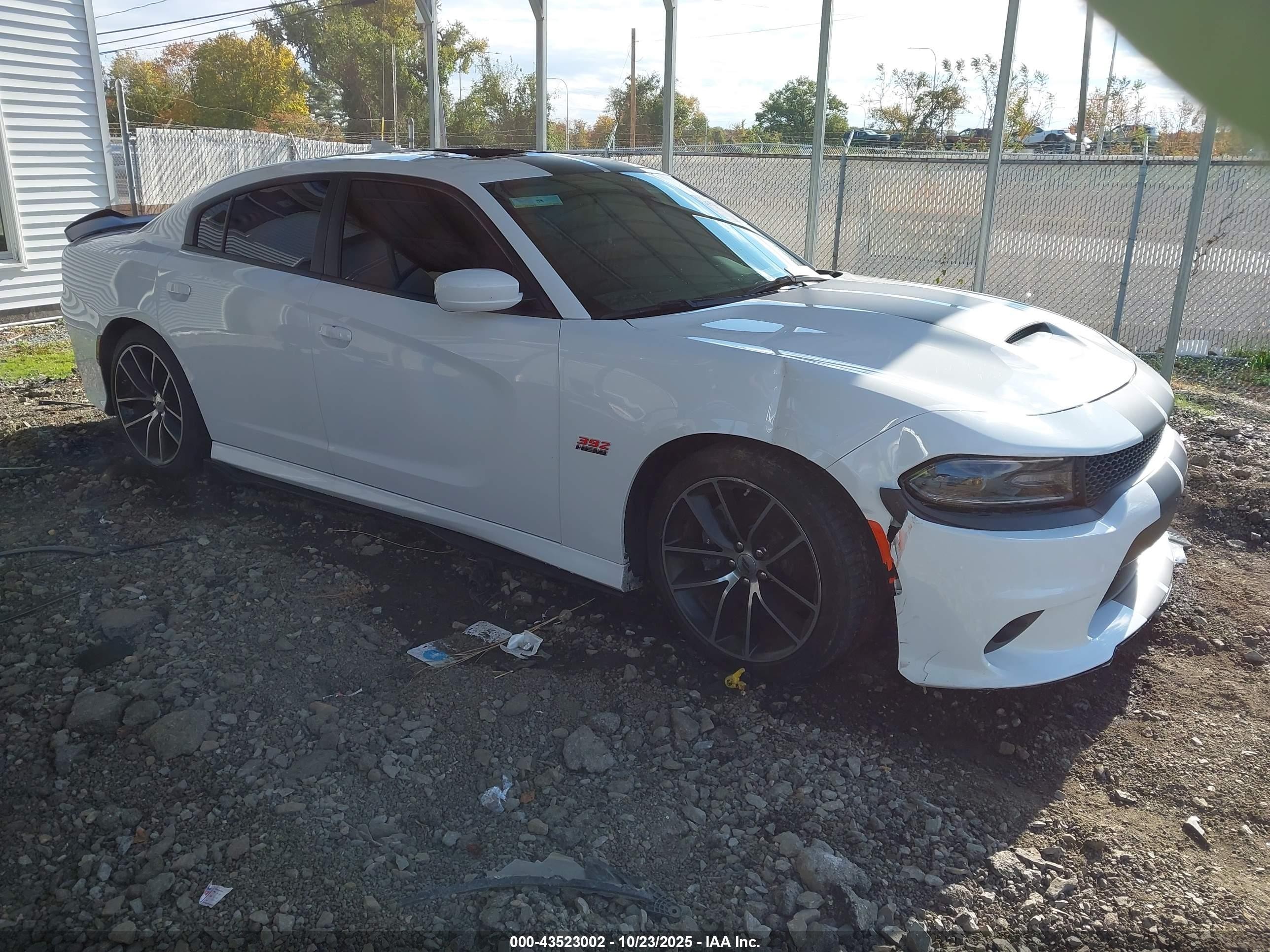 2018 Dodge Charger R/T Scat Pack, VIN 2C3CDXGJ6JH277407 — Фото с аукциона