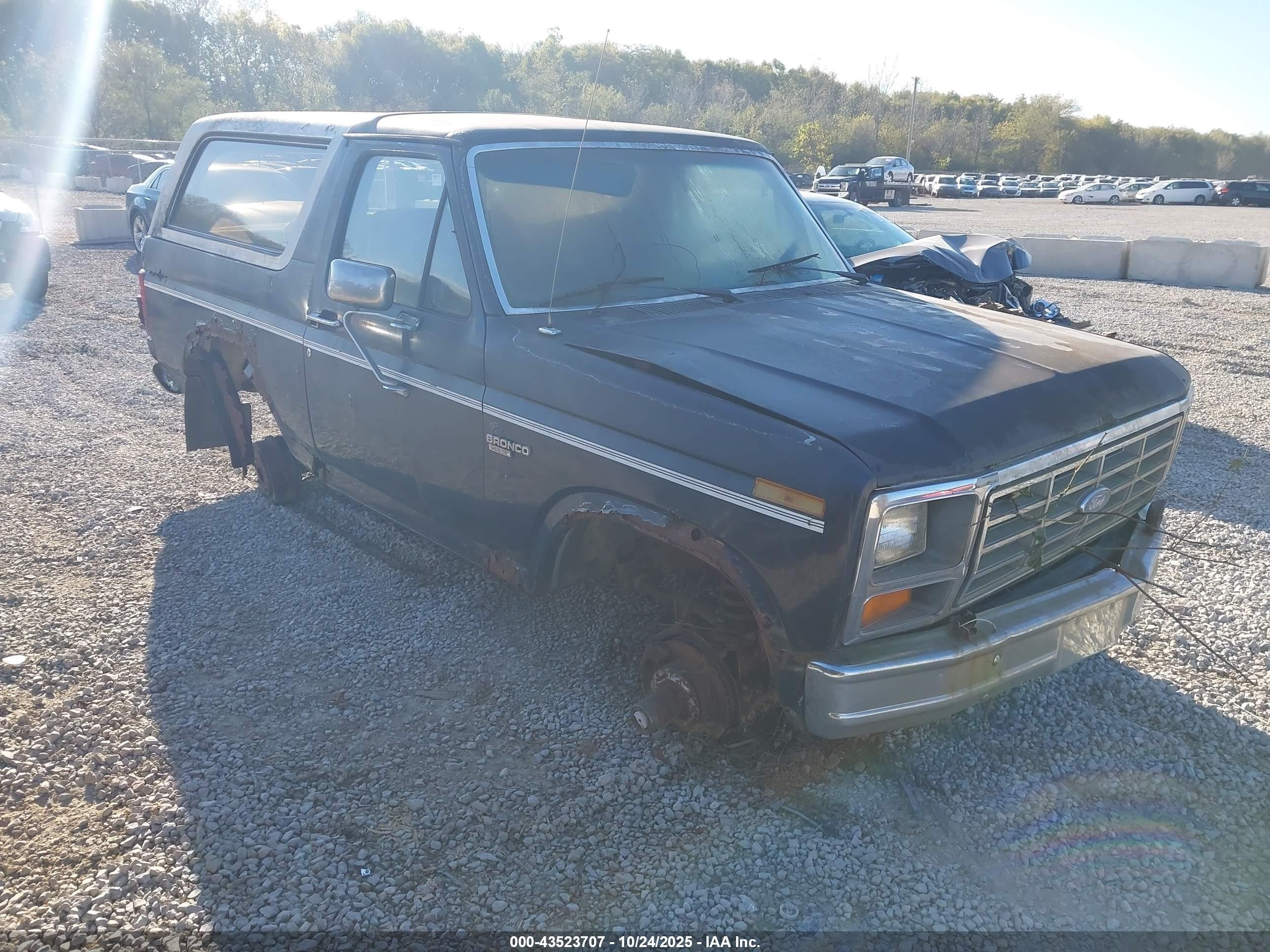 1985 Ford Bronco, VIN 1FMDU15H4FLA52552 — All over