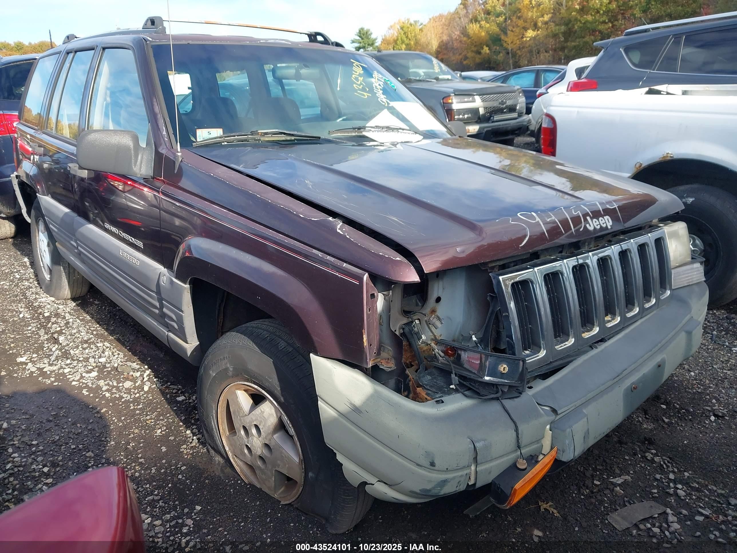1996 Jeep Grand Cherokee Laredo, VIN 1J4GZ58S6TC209859 — Front end