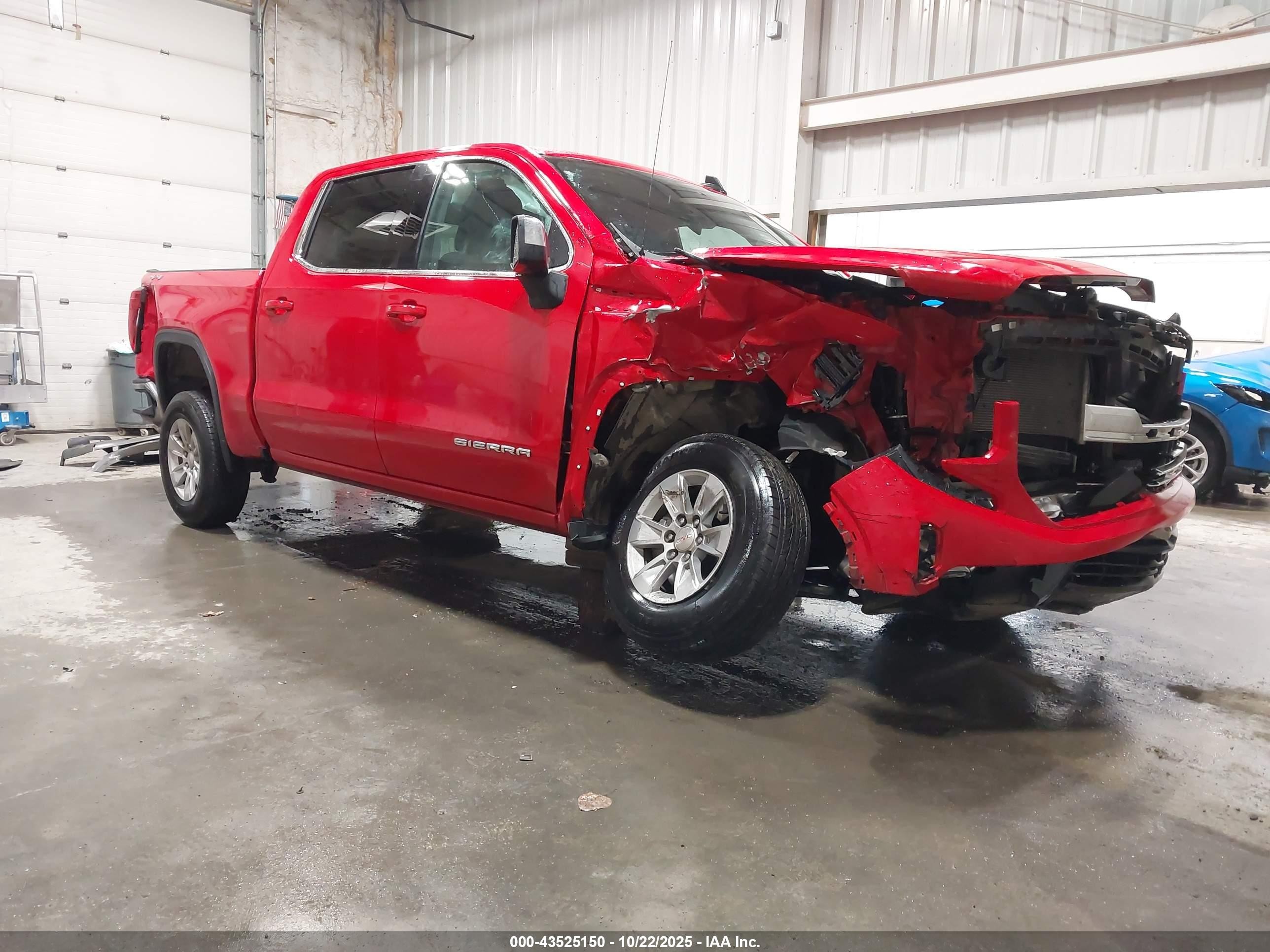 2023 GMC Sierra 1500 SLE, VIN 3GTPUBEKXPG117101 — Front end