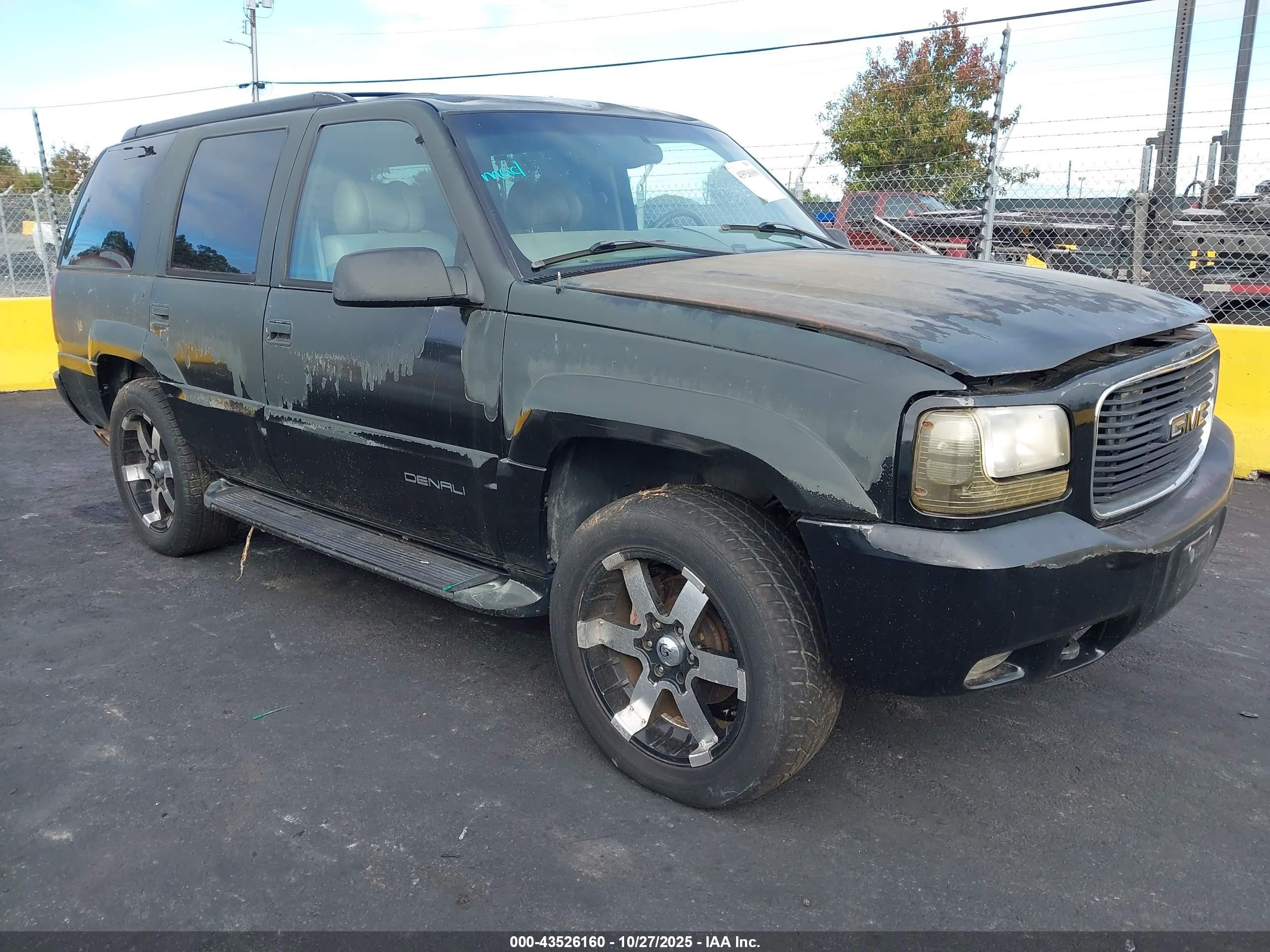2000 GMC Denali, VIN 1GKEK13R1YR159413 — Обычный износ