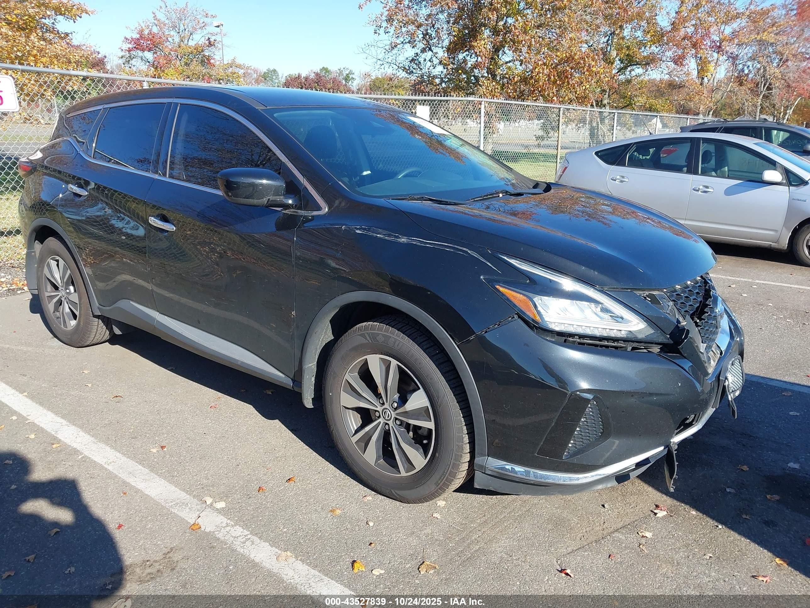2021 Nissan Murano S, VIN 5N1AZ2AS8MC122207 — Front end