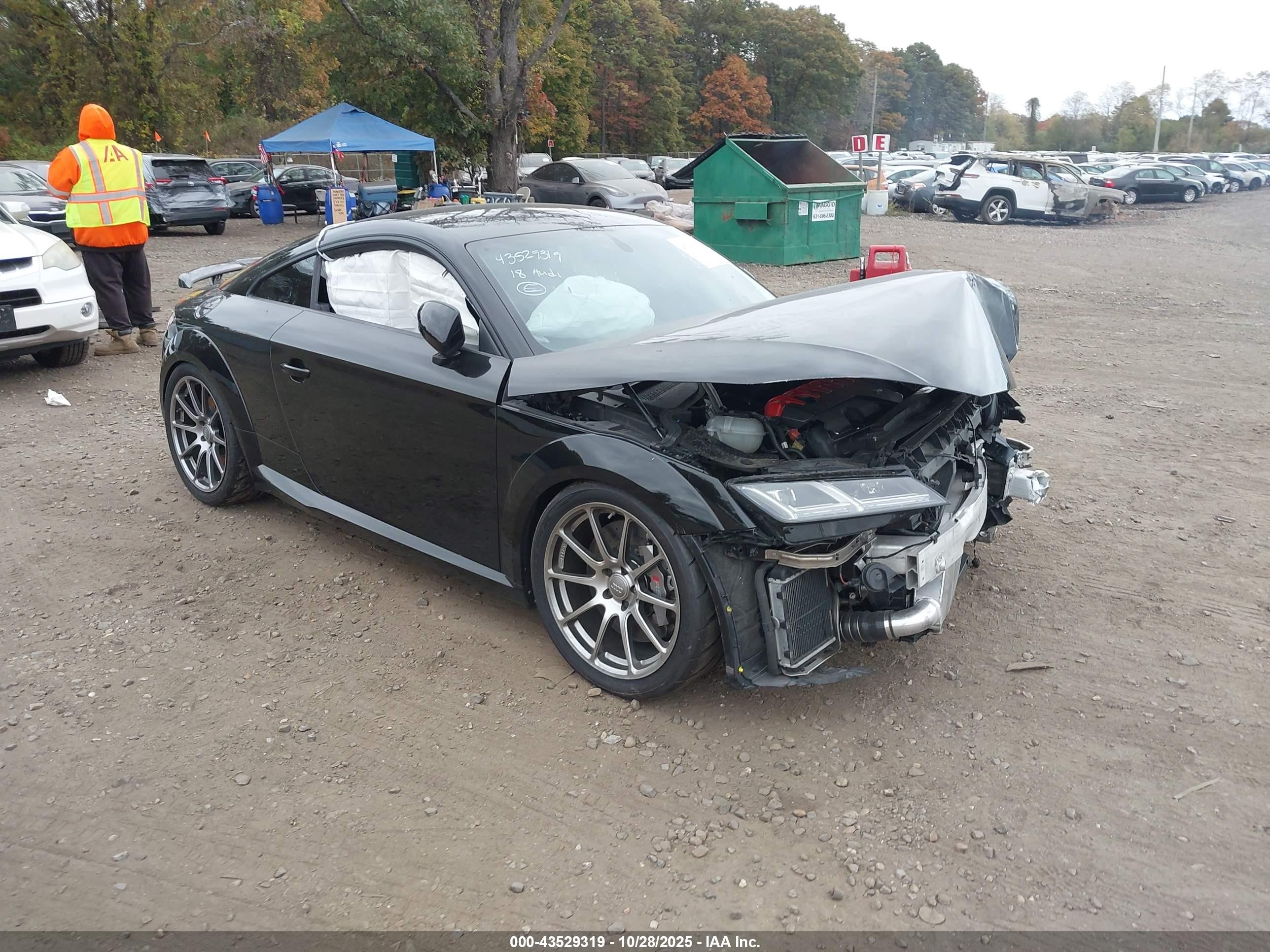 2018 Audi TT RS, VIN WUACSAFV0J1902310 — Перед