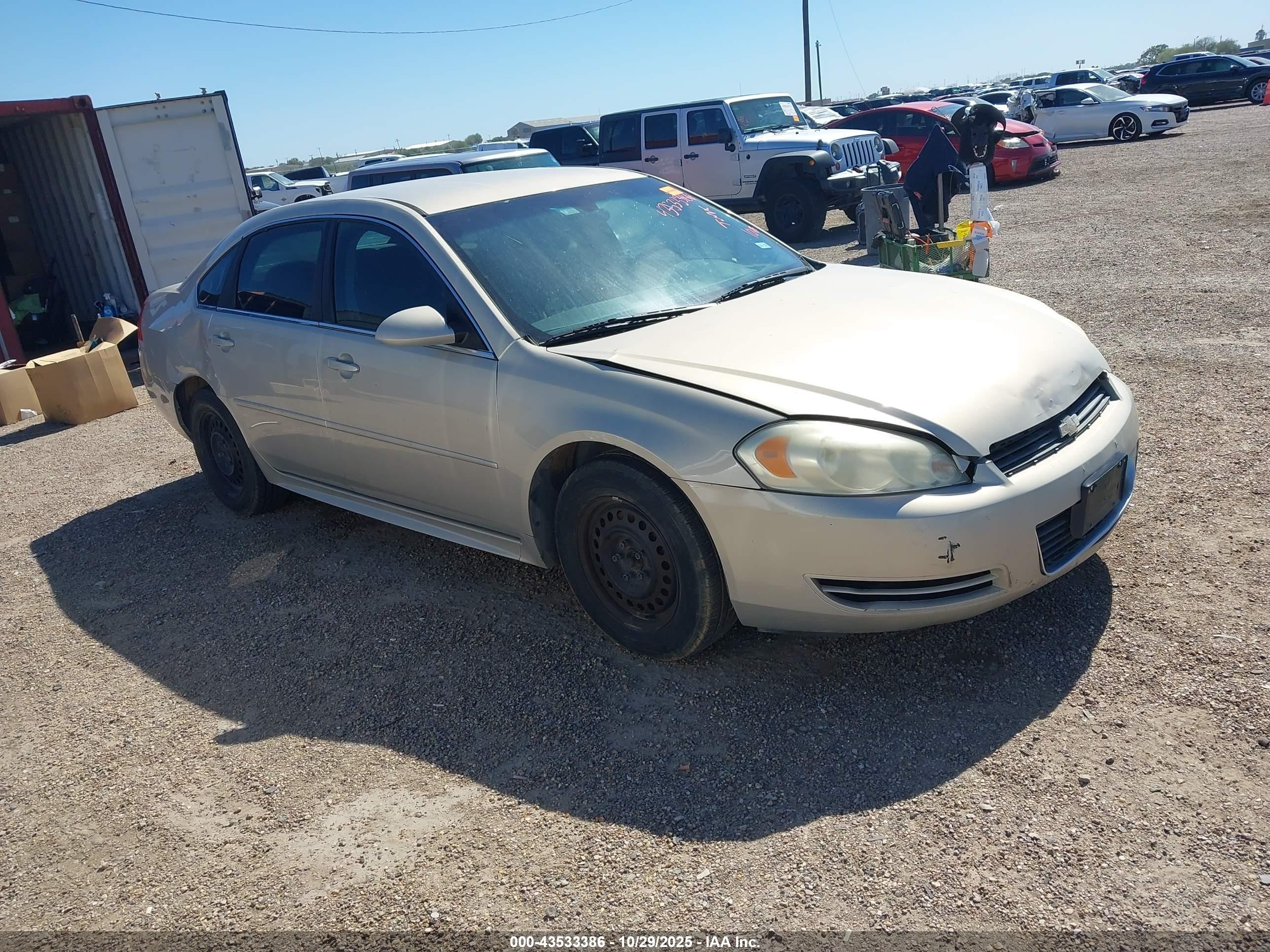 2010 Chevrolet Impala LS, VIN 2G1WA5EK0A1254207 — Front end