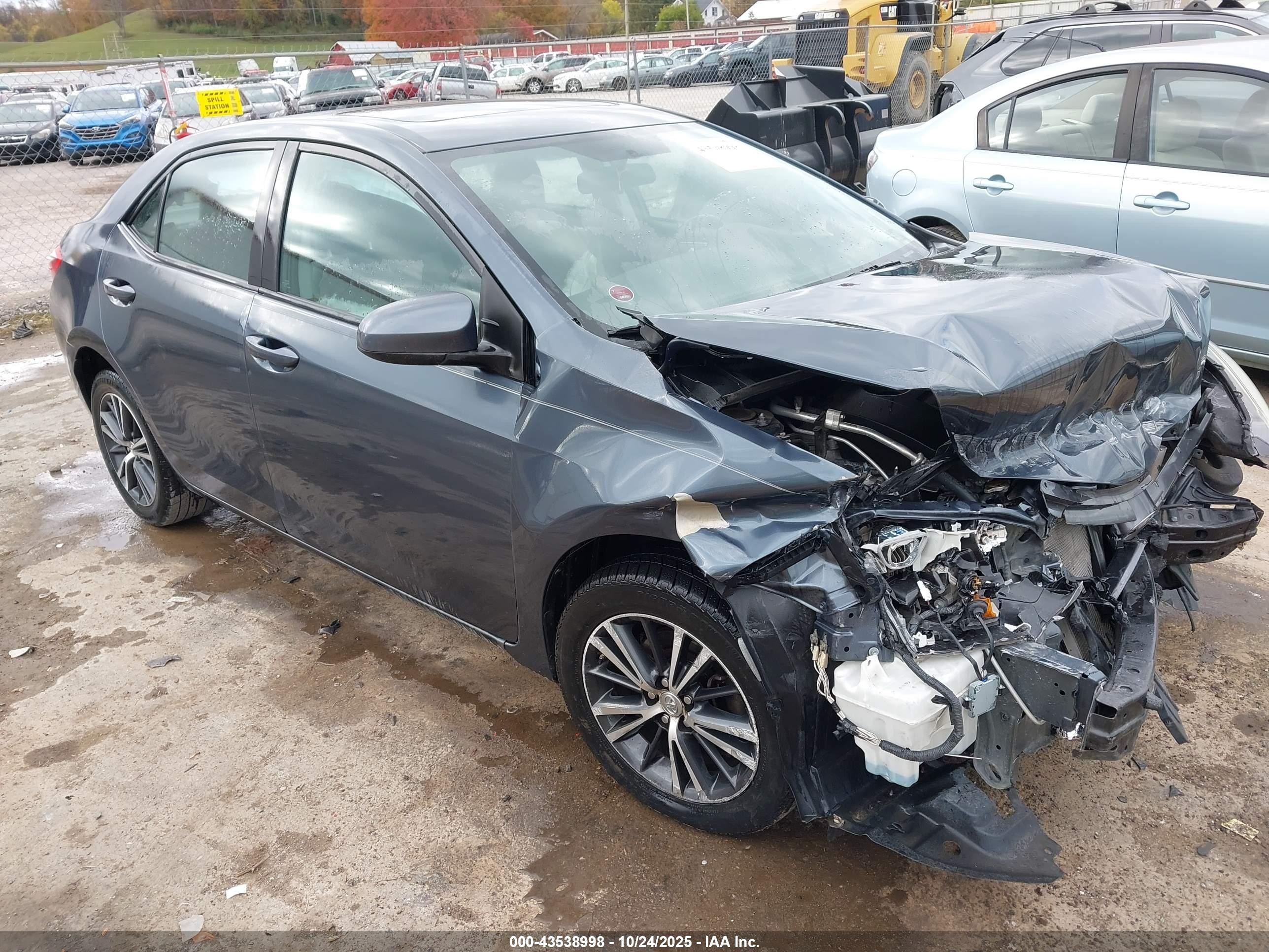 2016 Toyota Corolla S Plus, VIN 2T1BURHE7GC686930 — Front end